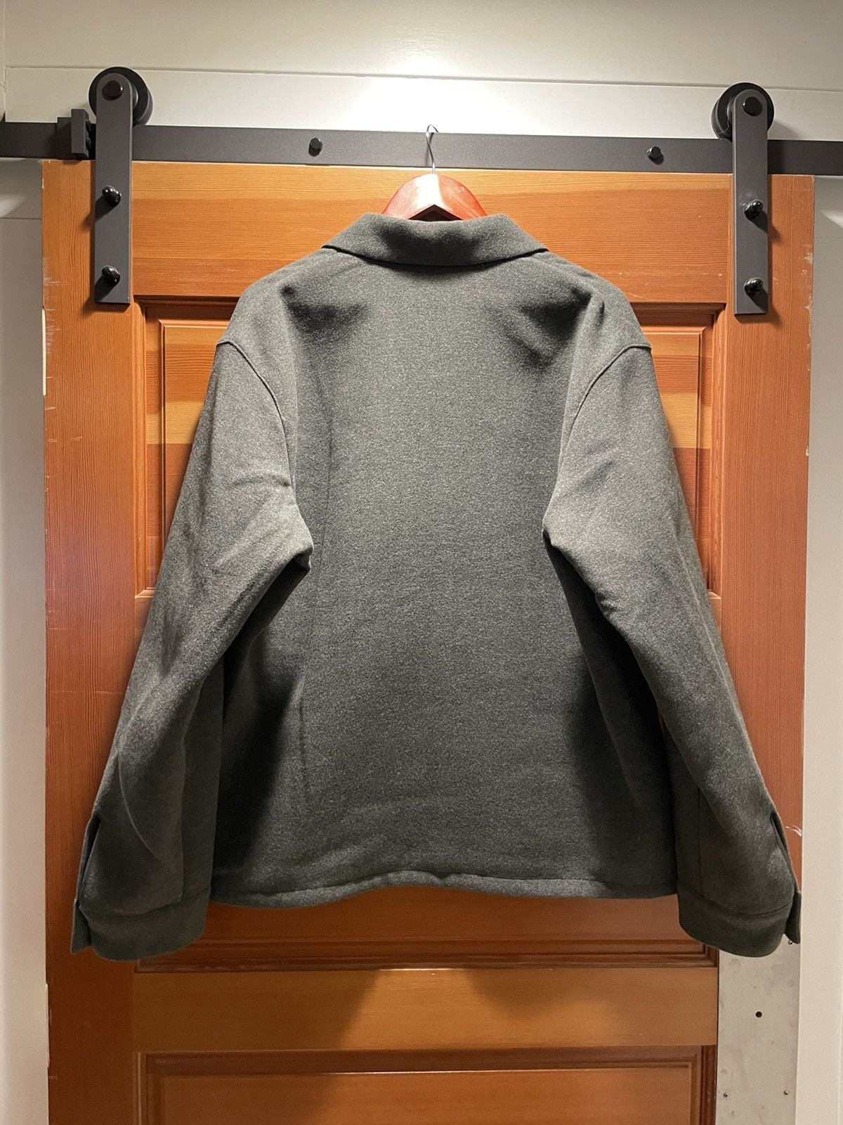 Uniqlo Uniqlo Shacket (Shirt/Jacket), Navy Green Size US L / EU 52-54 / 3 - 3 Thumbnail