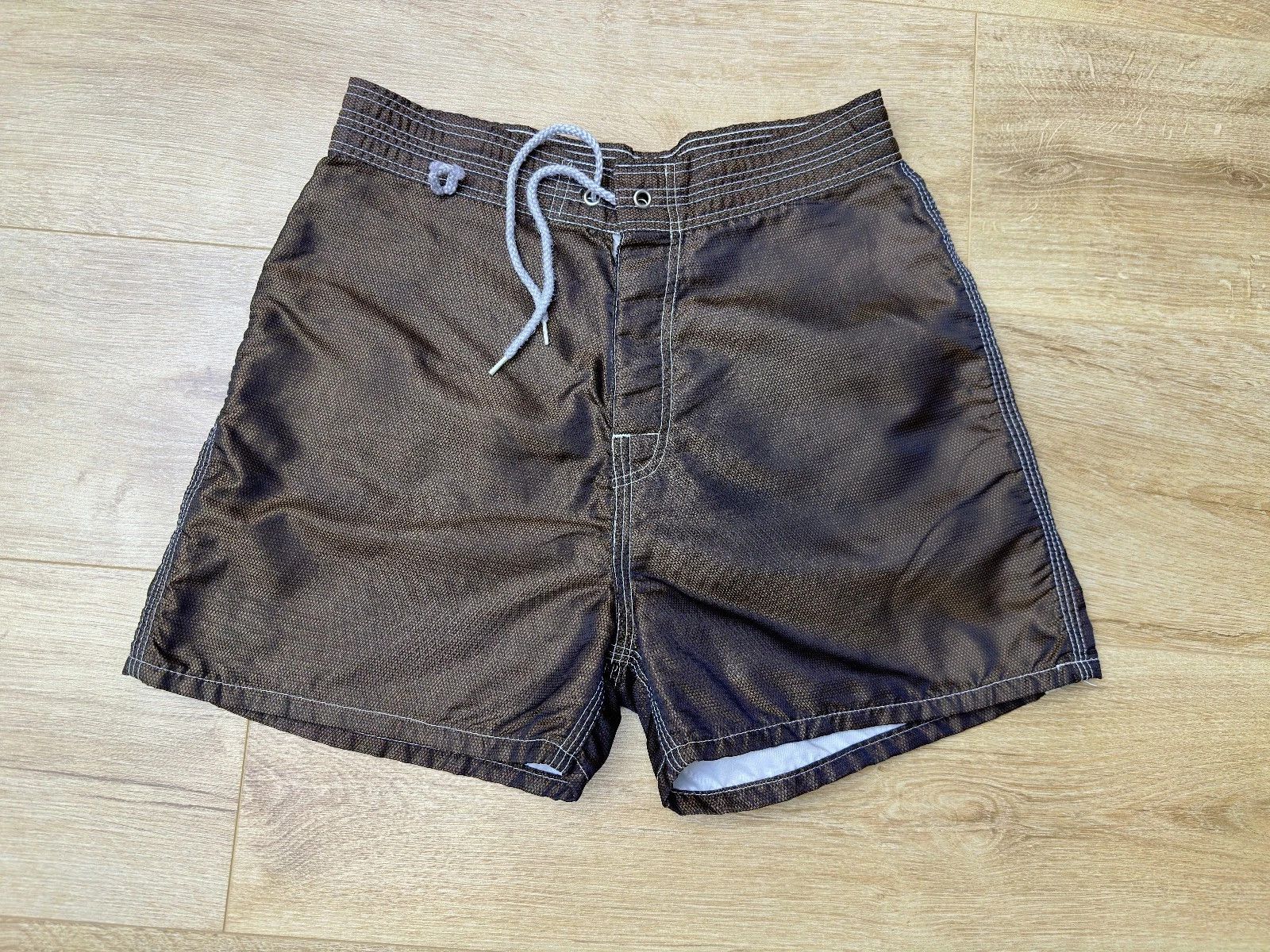 Sundek Rainbow Knit Sundek 28 Surf Swim Shorts Brown Stripe Size 28 Size US 28 / EU 44 - 2 Thumbnail