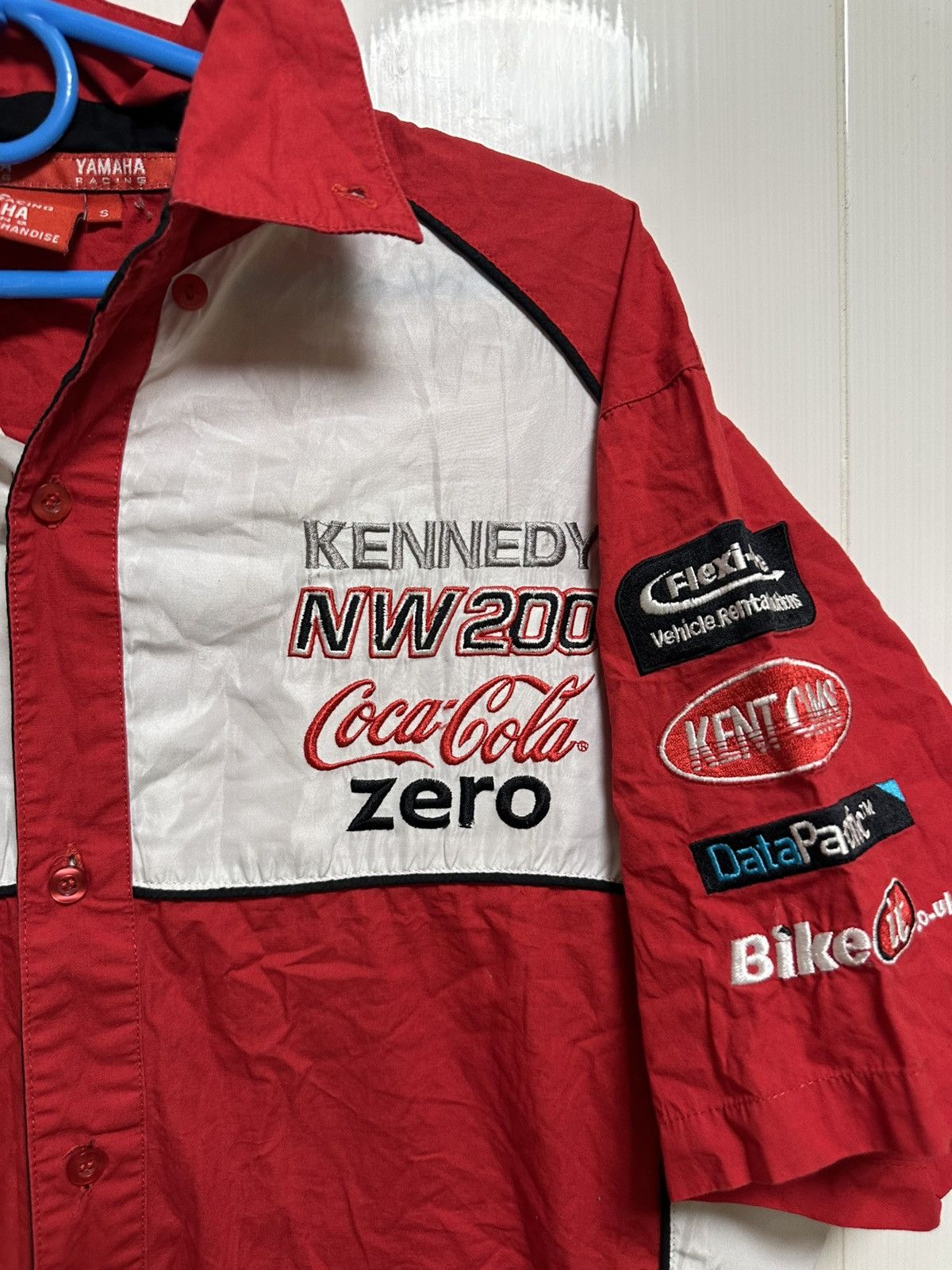 Yamaha Yamaha Red Moto Racing Rob McElnea Version North West 200 Size US S / EU 44-46 / 1 - 2 Thumbnail