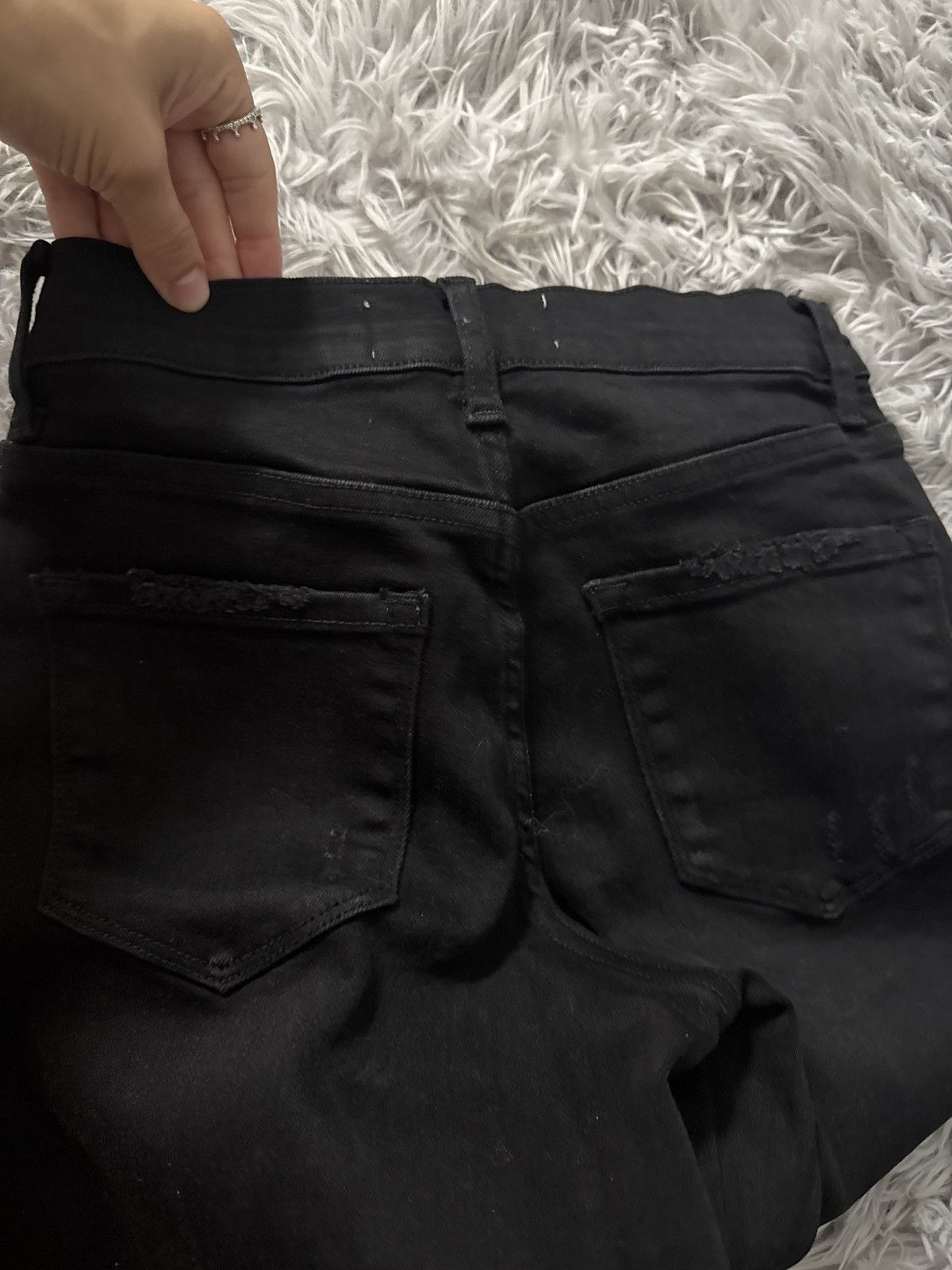 Other Black lighlty cut jean Size 26" / US 2 / IT 38 - 1 Thumbnail
