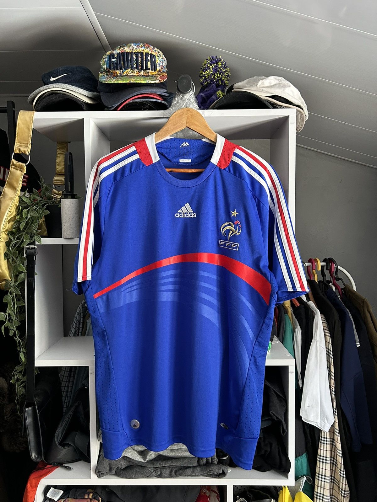 Adidas Adidas France 2008 Home National Team football jersey Size US L / EU 52-54 / 3 - 1 Thumbnail