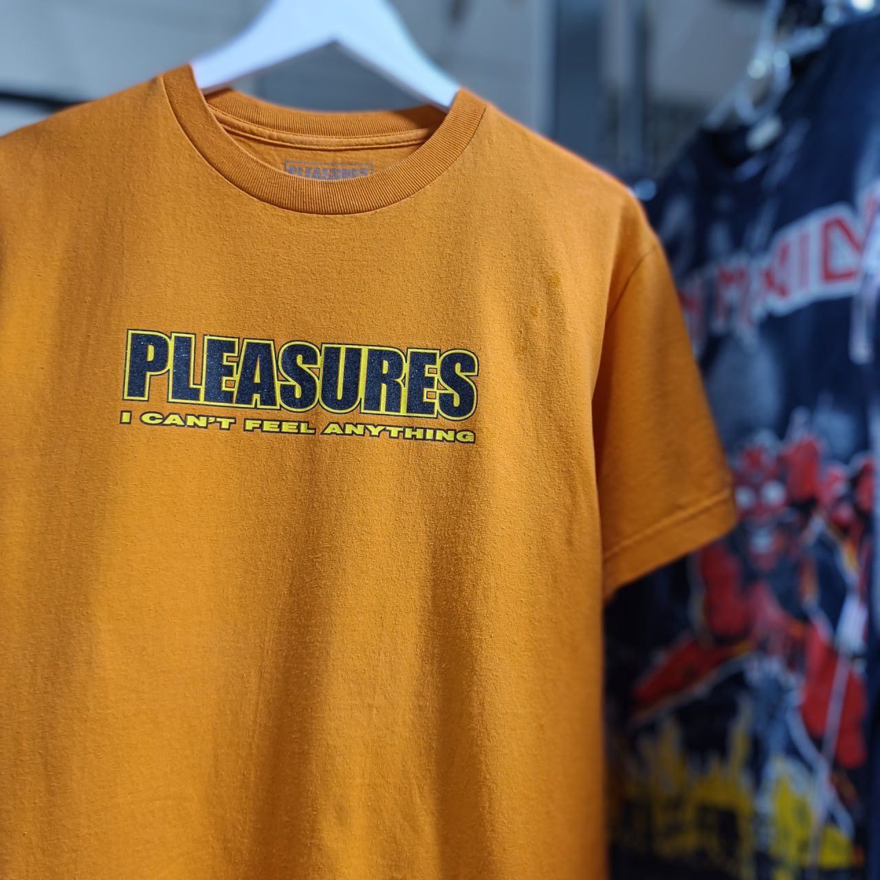 Pleasures Pleasures I can’t feel anything glitter tee rare y2k hype og Size US M / EU 48-50 / 2 - 2 Thumbnail