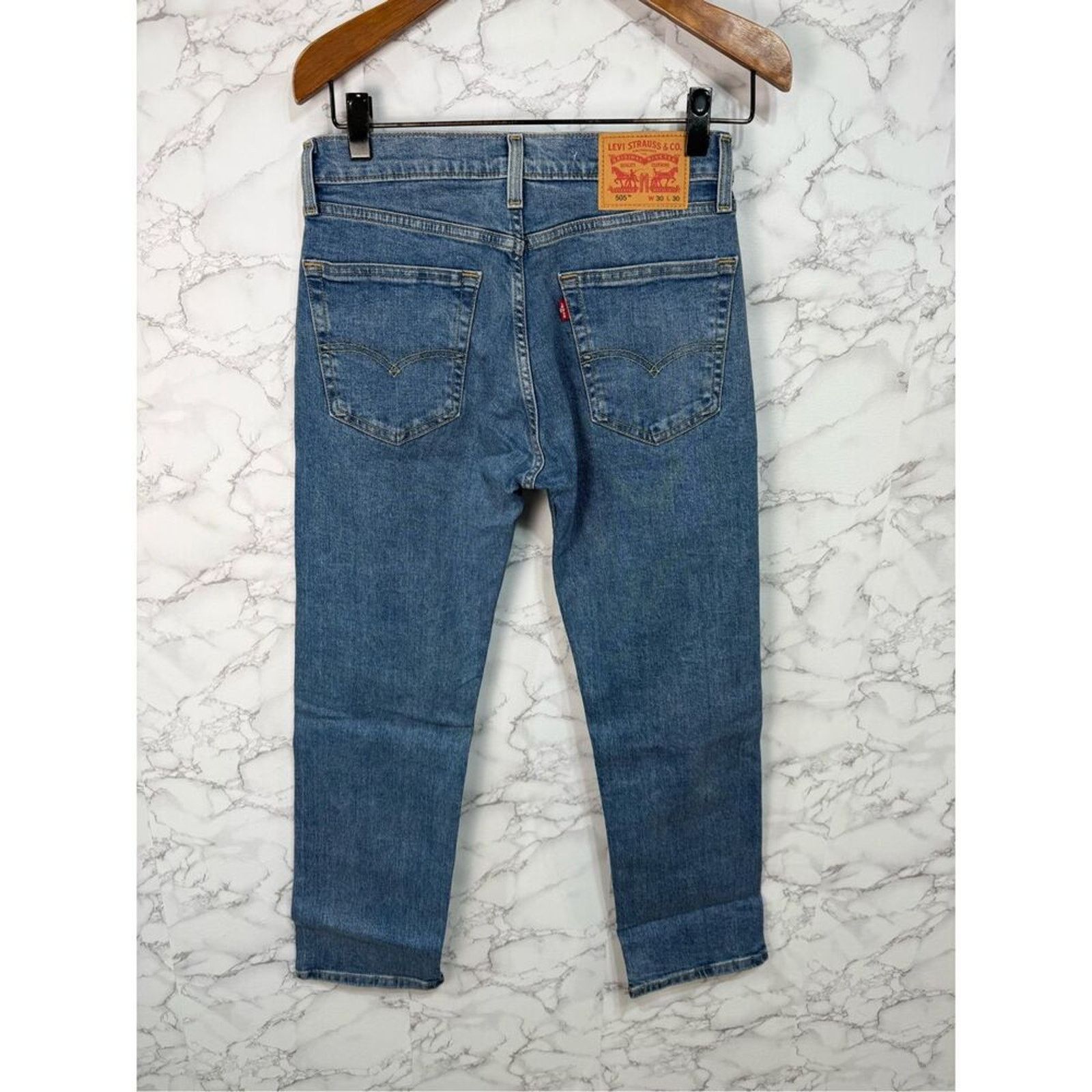 Levi's Levi’s Men’s Jeans sz 30X30 505 Denim NEW #F916 Size US 30 / EU 46 - 4 Thumbnail
