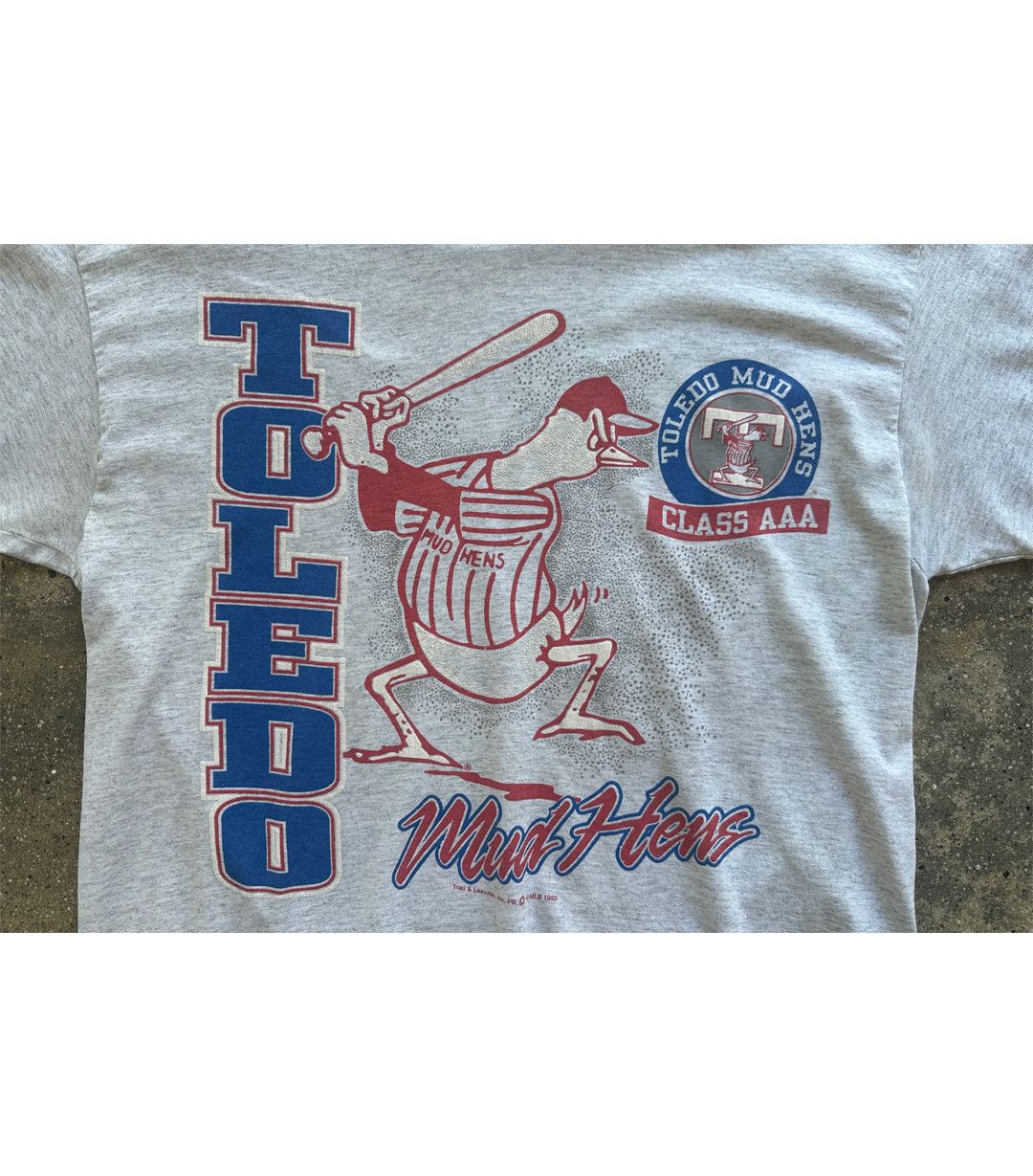 Vintage 1993 Vintage Toledo Mud Hens T-Shirt Size US L / EU 52-54 / 3 - 5 Thumbnail