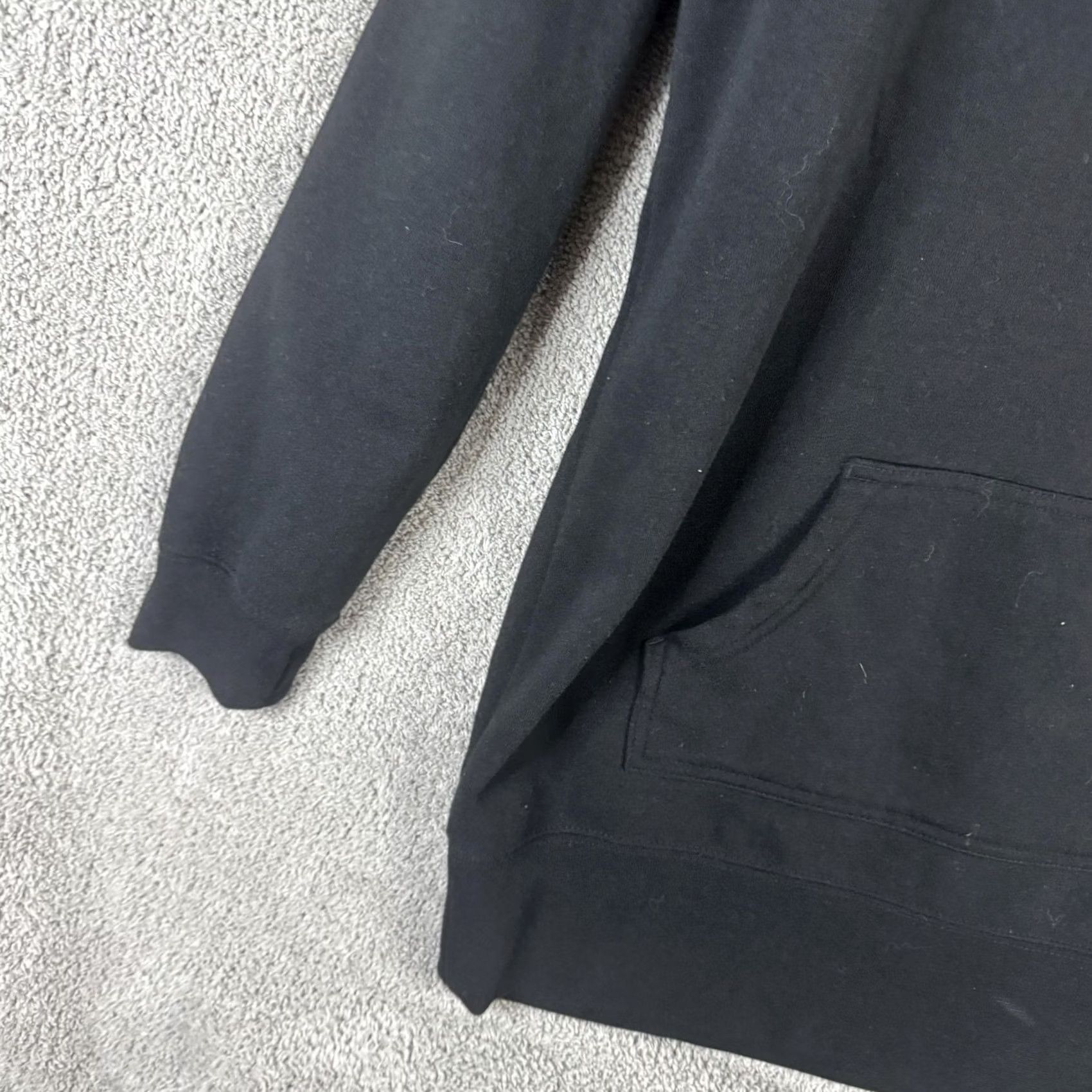 Harley Davidson Harley-Davidson Hoodie Womens Large Black Pullover Fleece Tunic Rommel Annapolis Front Graphic Logo Back Nautical Anchor Crab Size L / US 10 / IT 46 - 2 Thumbnail