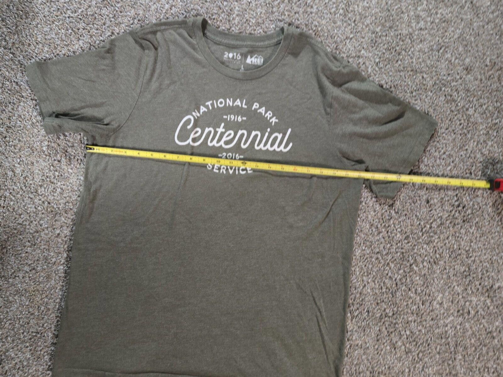 Rei Heather Green REI 2016 National Service Centennial TShirt L Size US L / EU 52-54 / 3 - 4 Thumbnail