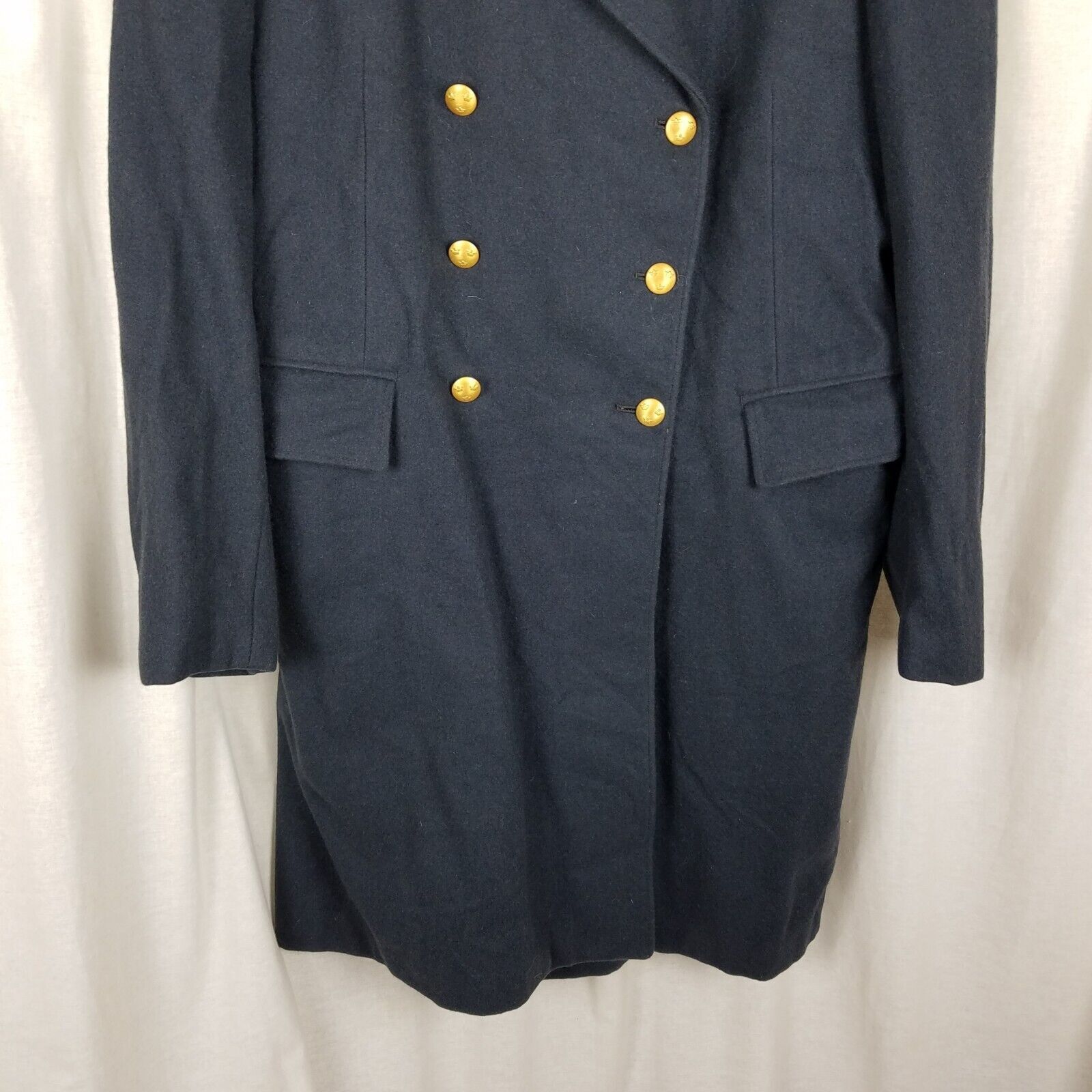 Vintage Military Widengrens Court of Appeal Wool Peacoat Coat C52 Size US XL / EU 56 / 4 - 3 Thumbnail