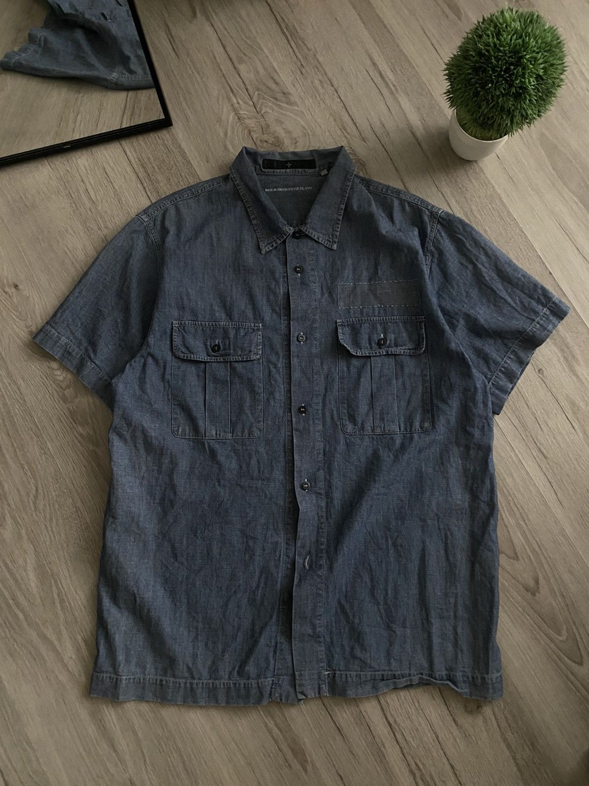 Stone Island × Vintage Shirt Stone Island vintage 2002 Size 46R - 1 Thumbnail