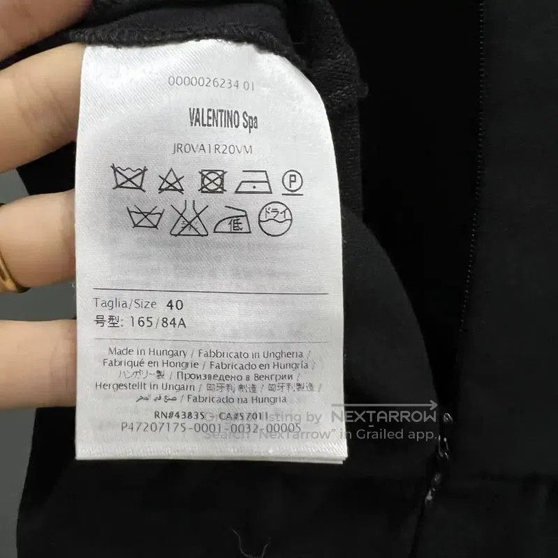 Valentino Valentino Black Cotton Sleeveless Dress for Women . Size XXS / US 00 / IT 34 - 3 Thumbnail