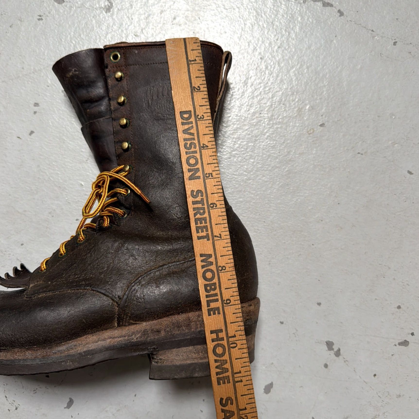 Vintage Whites Boots Made In USA Men’s 9.5 Boots Leather Brown USA Western Workwear 9.5 Mens Size US 10 / EU 43 - 3 Thumbnail