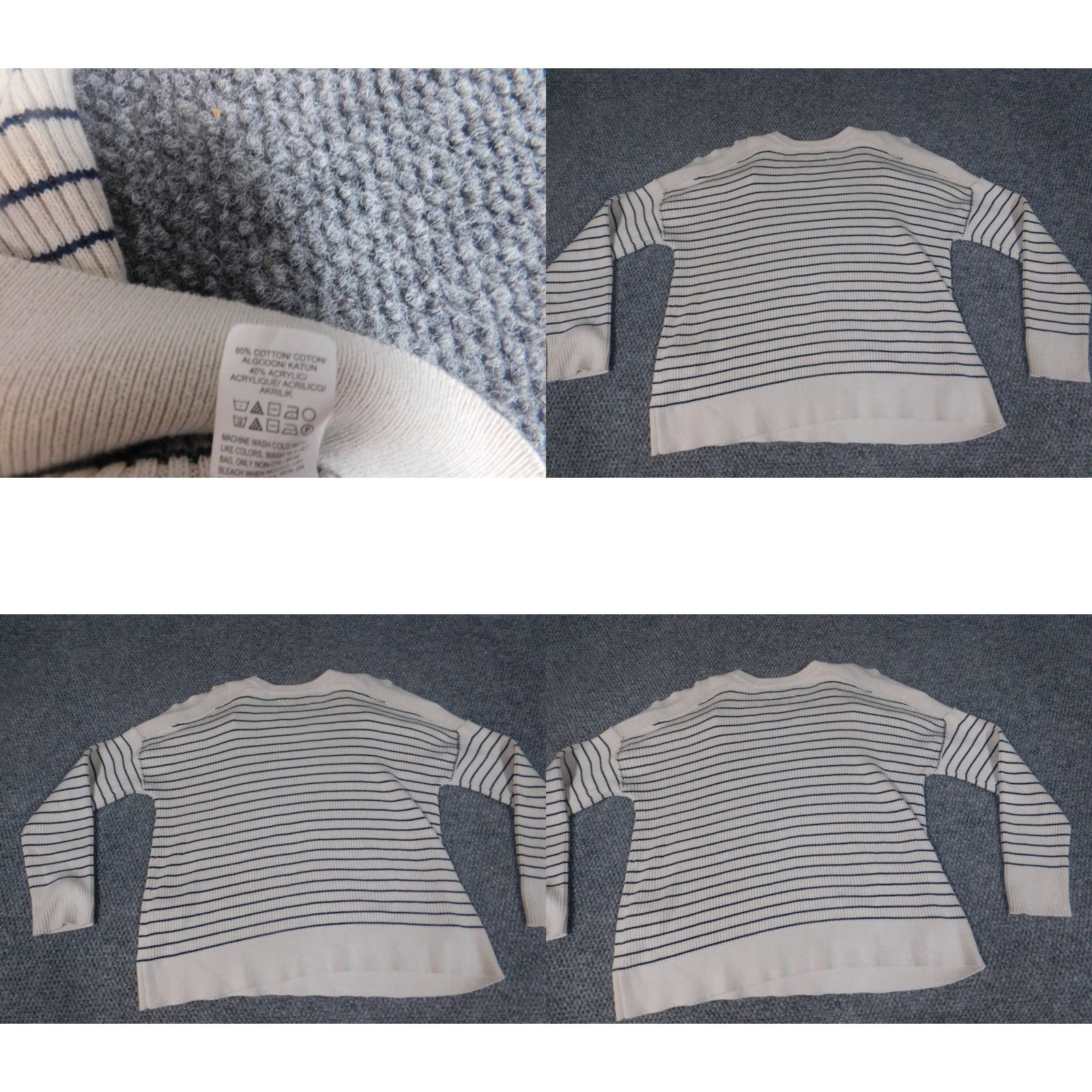 Lucky Brand Lucky Brand Sweater Womens Medium Beige off the shoulder slit pullover Size M / US 6-8 / IT 42-44 - 8 Thumbnail