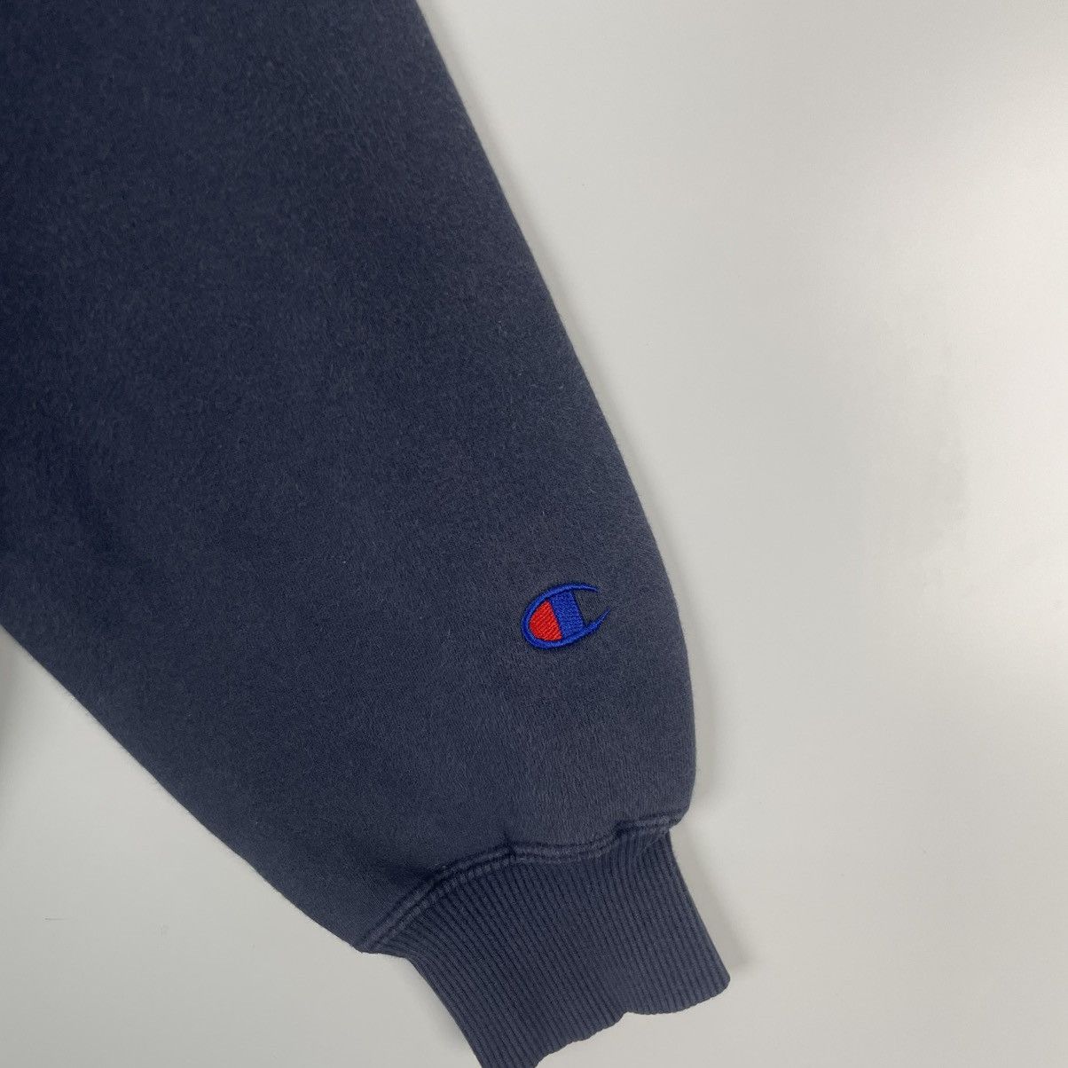 Designer × Vintage vintage Hoodie/sweater champion hoodies jumper pull navy Size US M / EU 48-50 / 2 - 9 Thumbnail