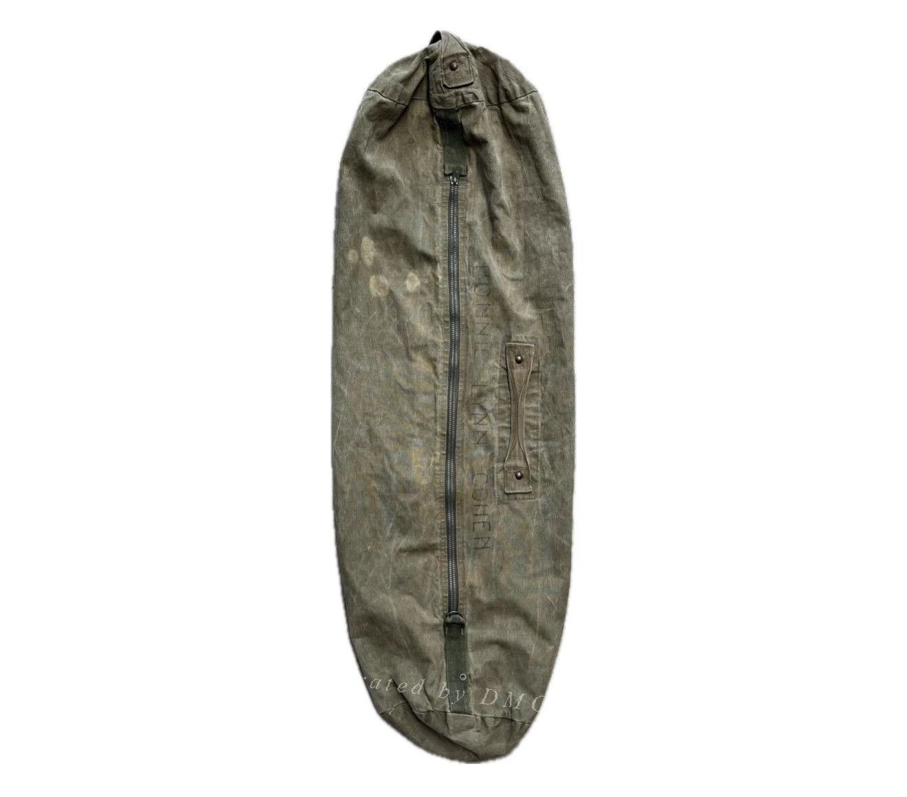 Vintage 1940s US Army WWII Zipper Duffel Bag Size ONE SIZE - 1 Thumbnail