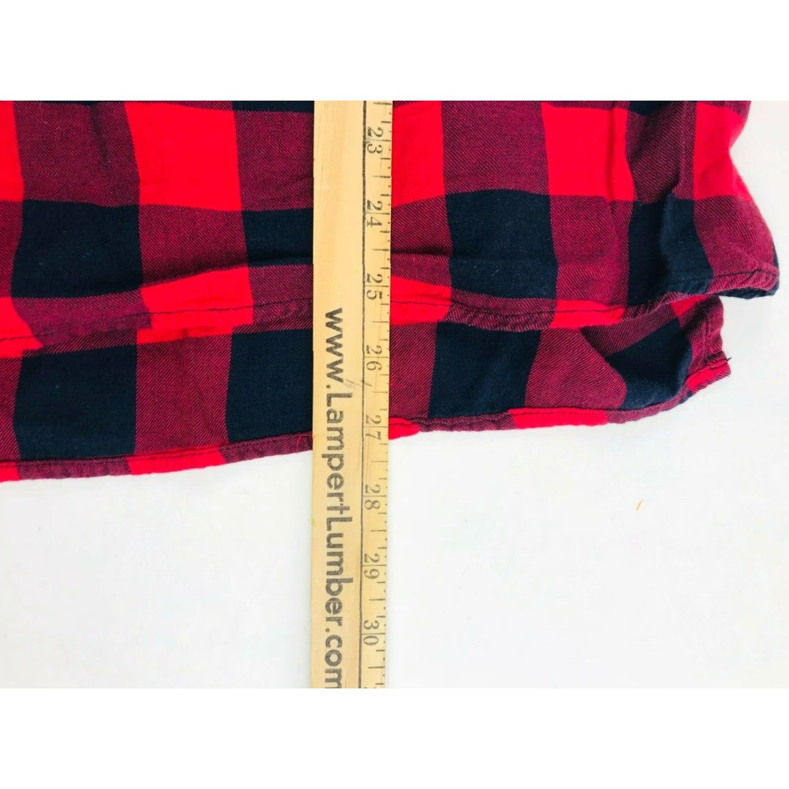 Vintage Liz Lange Maternity for Target Buffalo Plaid T-Shirt Black Red Small Womens Shirt Size S / US 4 / IT 40 - 5 Thumbnail