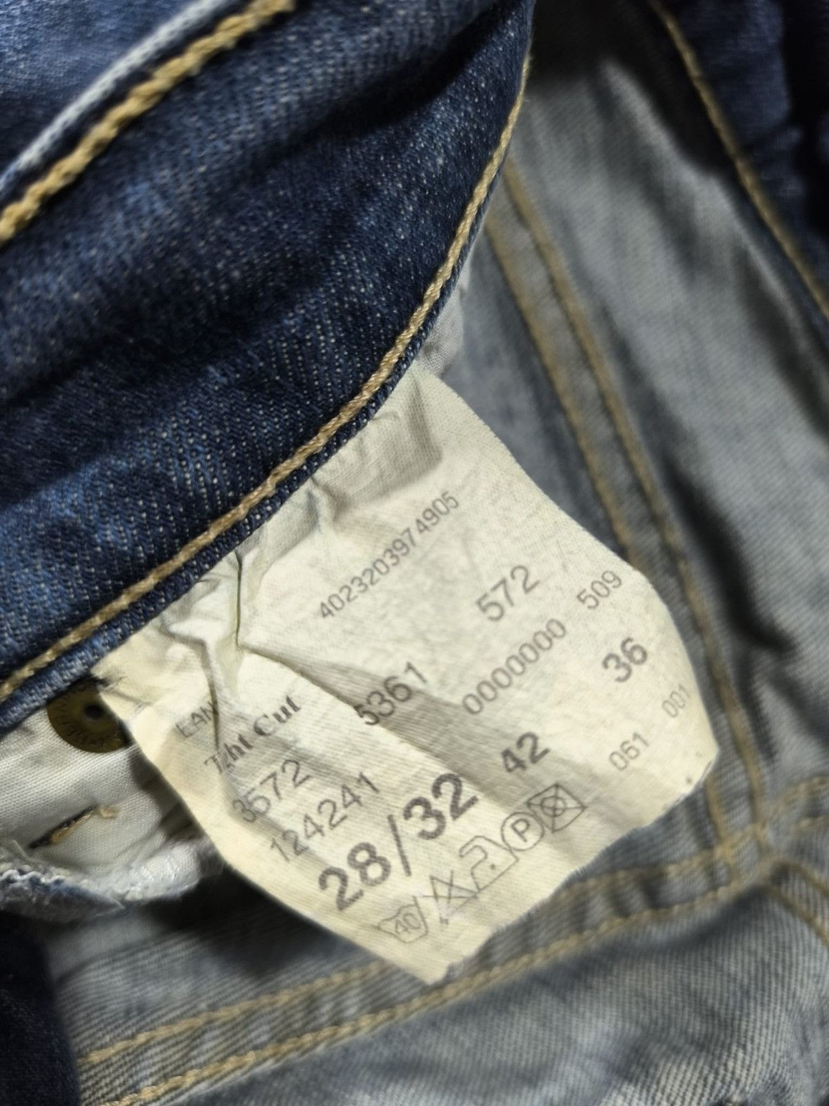 Mustang vtg mustang thight bootcut slim distressed grunge y2k Size 28" / US 6 / IT 42 - 11 Thumbnail