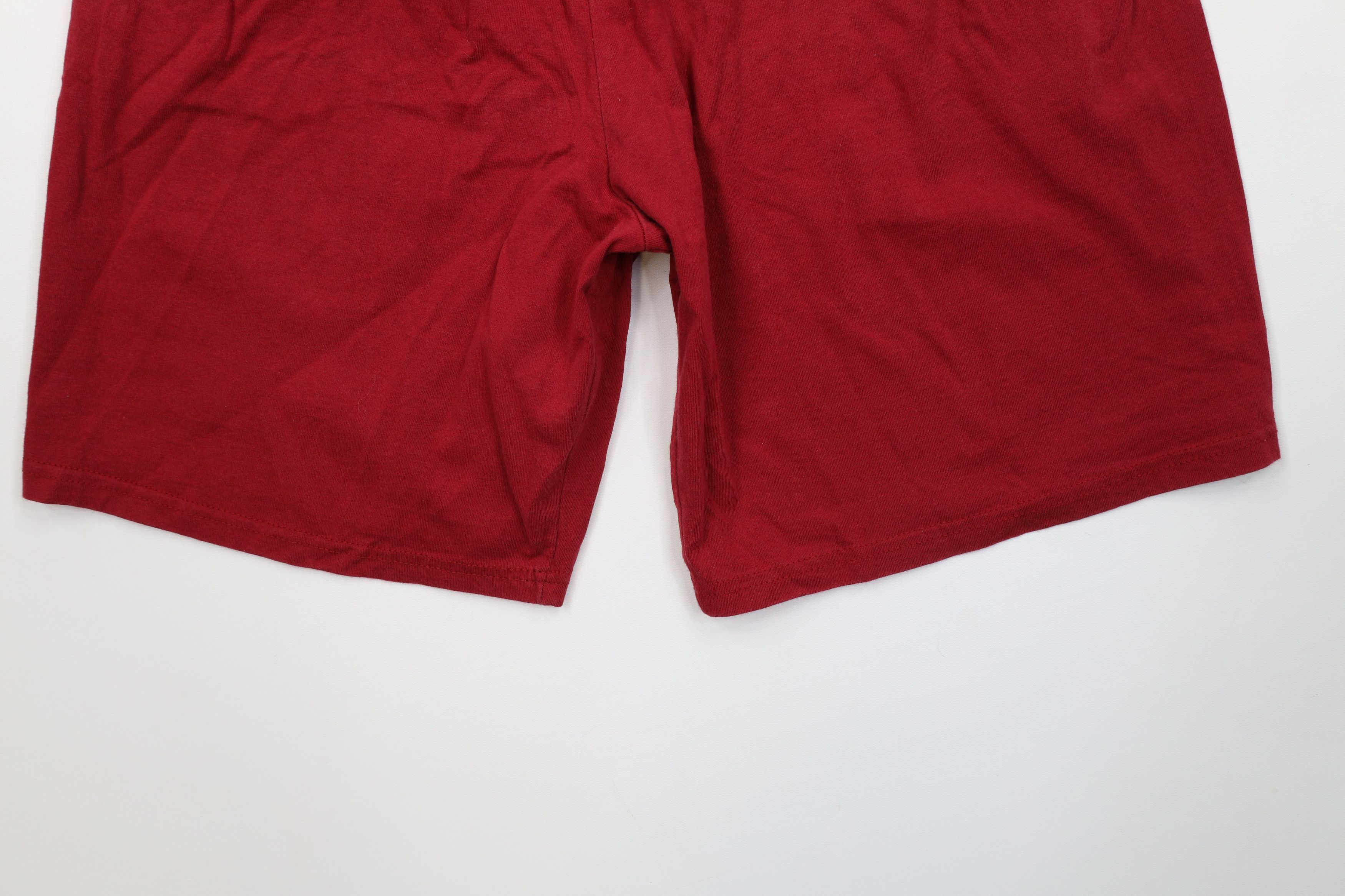 Vintage Vintage 90s Bike Blank Above Knee Shorts Red Cotton USA Size US 34 / EU 50 - 4 Thumbnail