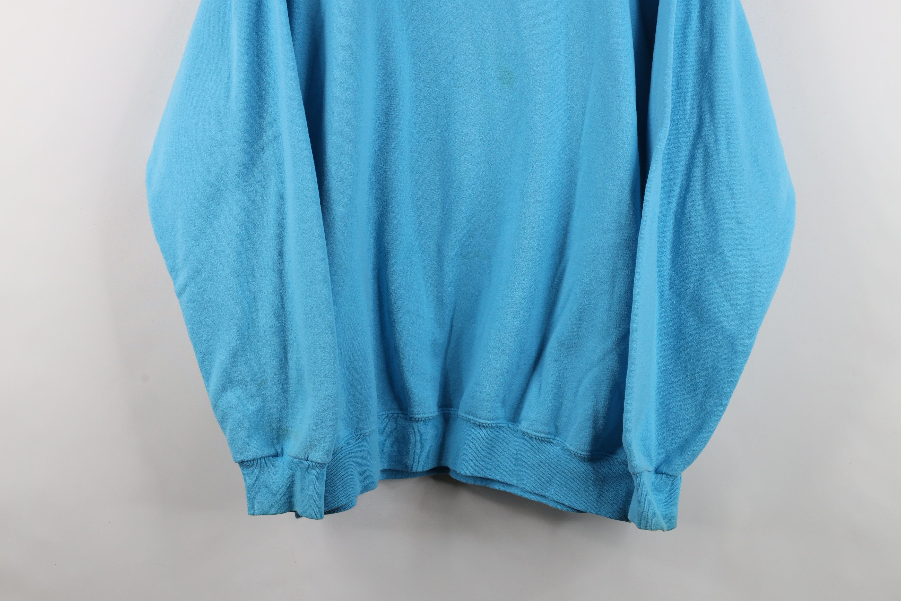 Vintage Vintage 90s Streetwear Tulip Flower Collared Sweatshirt USA Size XL / US 12-14 / IT 48-50 - 3 Thumbnail