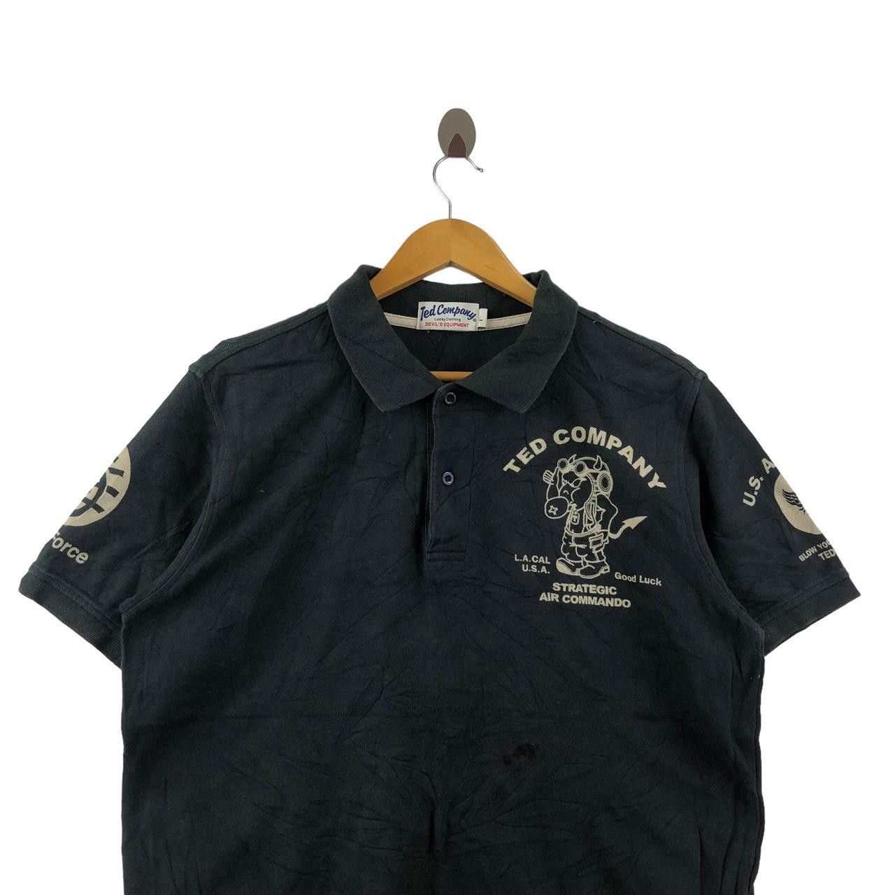 Other Vintage TEDMAN’S DEVIL MOSQUITOES AF Base Polo Tee Shirt Size US L / EU 52-54 / 3 - 3 Thumbnail