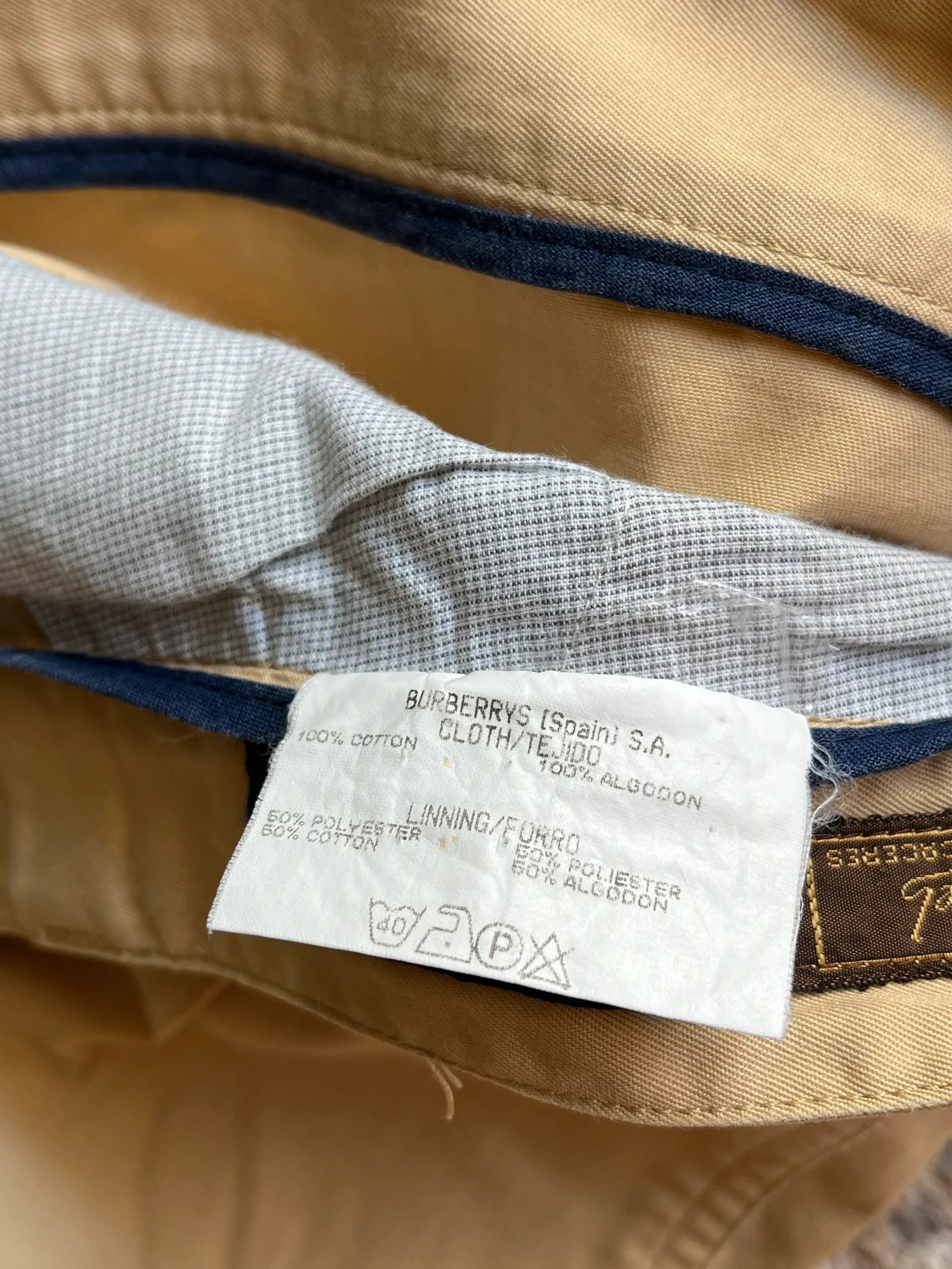 Burberry Burberry’s Of London Chinos Pants Wide 90s Sz 55 / XXL Size US 41 - 5 Thumbnail