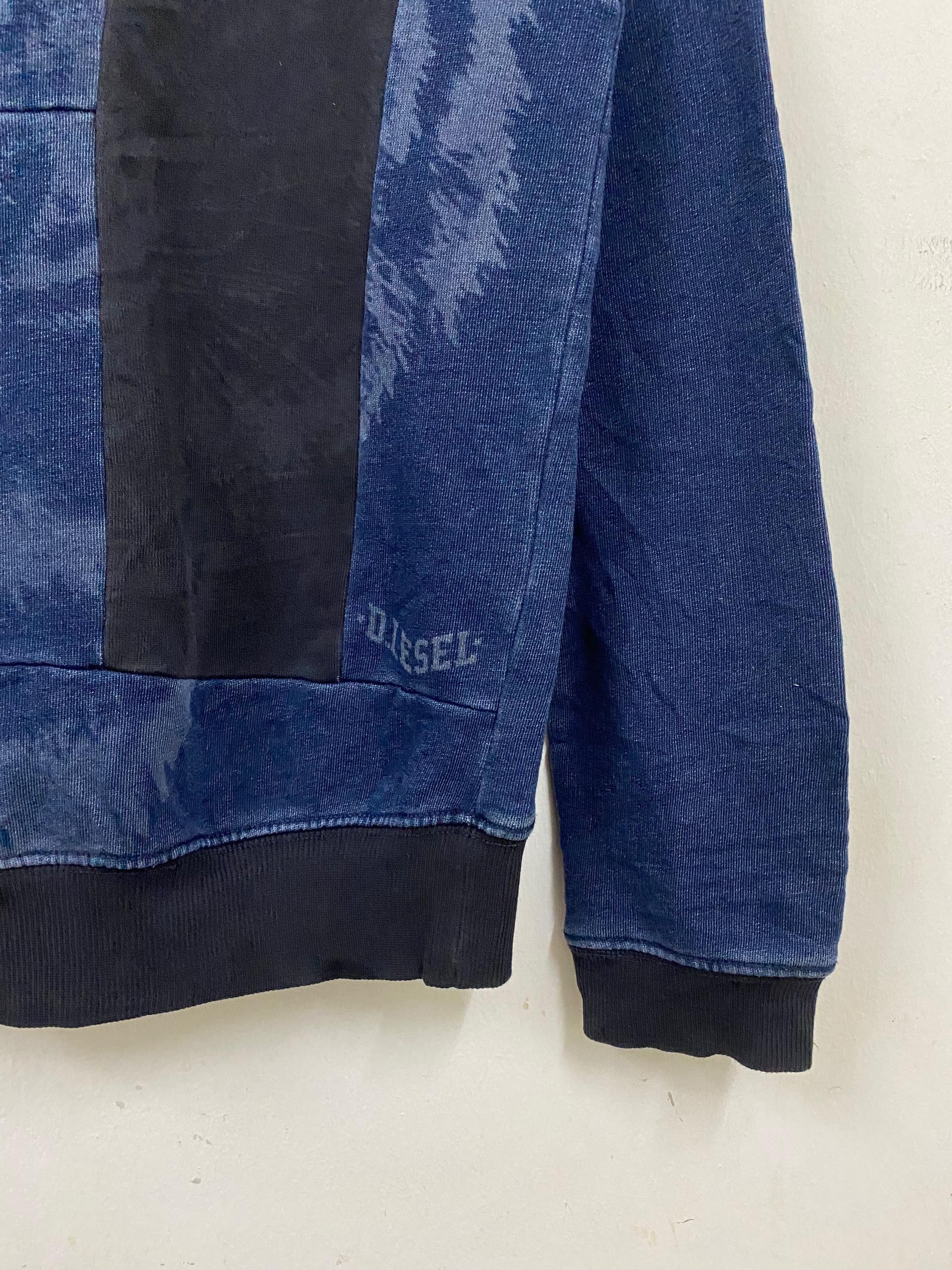 Diesel DIESEL Tiger graphic print and patchwork design sweatshirt Size US M / EU 48-50 / 2 - 3 Thumbnail