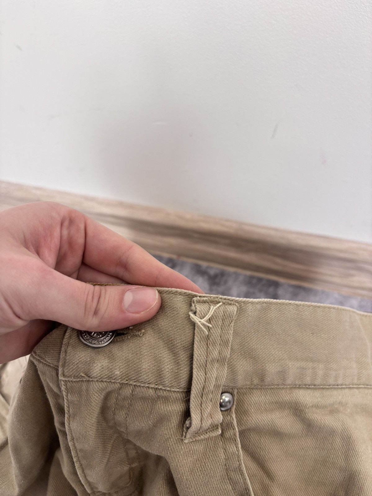 Japanese Brand Bee Bell Y2K Japanese Men’s Buckle Back Pants Jeans Size US 30 / EU 46 - 16 Thumbnail
