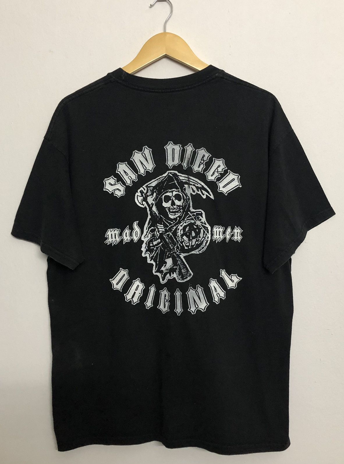 Hanes Vintage Son Of Anarchy California Skull Shirts Size US XL / EU 56 / 4 - 2 Thumbnail