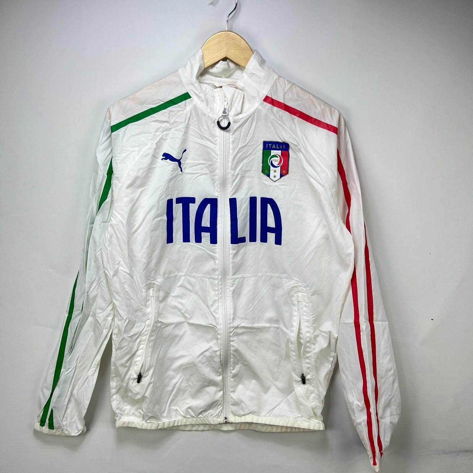 Puma Vintage Puma Italia Italy Y2K Windbreaker Jacket Small Size ONE SIZE - 1 Thumbnail