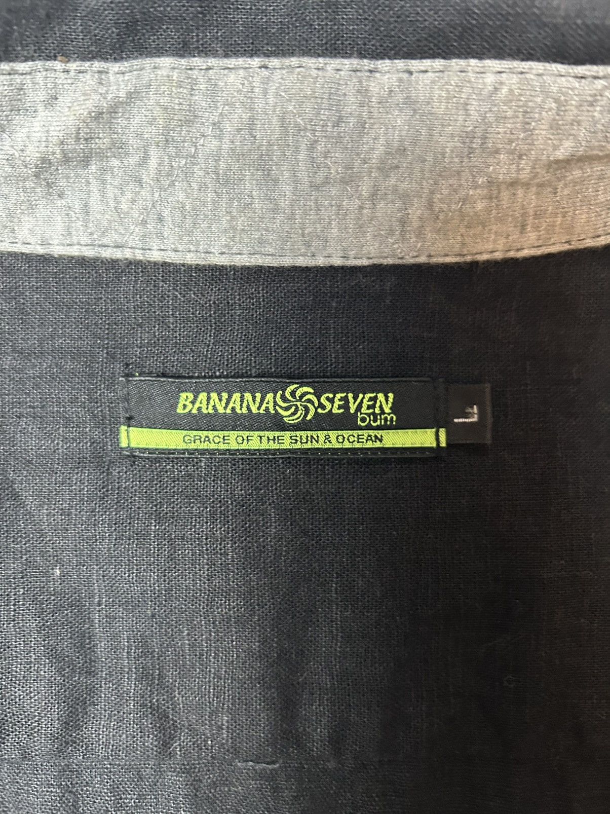Hysteric Glamour × Japanese Brand BANANA SEVEN BUM ZIPPER SHORT SLEEVE SHIRT Size US L / EU 52-54 / 3 - 5 Thumbnail
