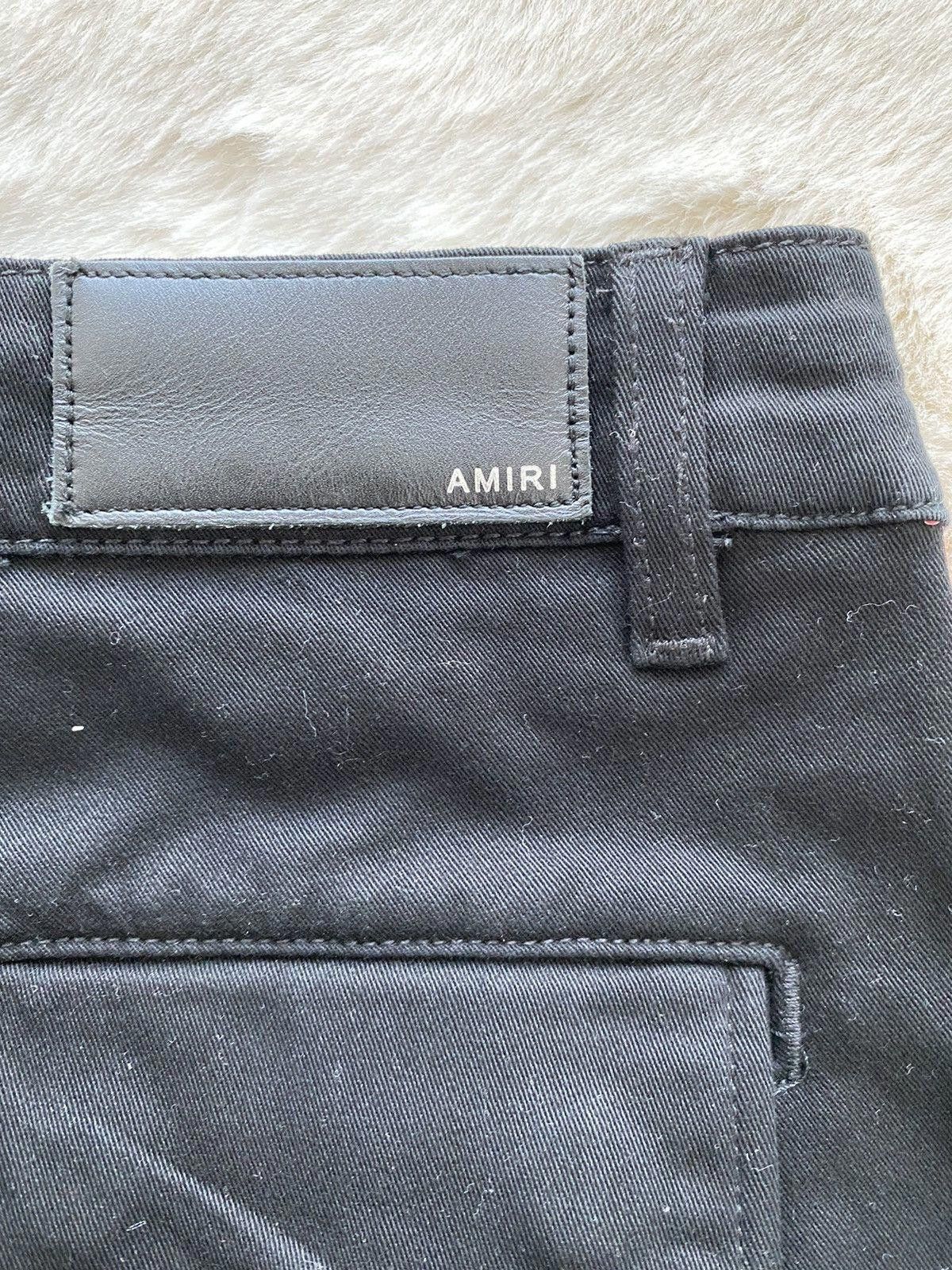 Amiri Amiri Black Track Cargo Denim Jeans Size US 32 / EU 48 - 3 Thumbnail