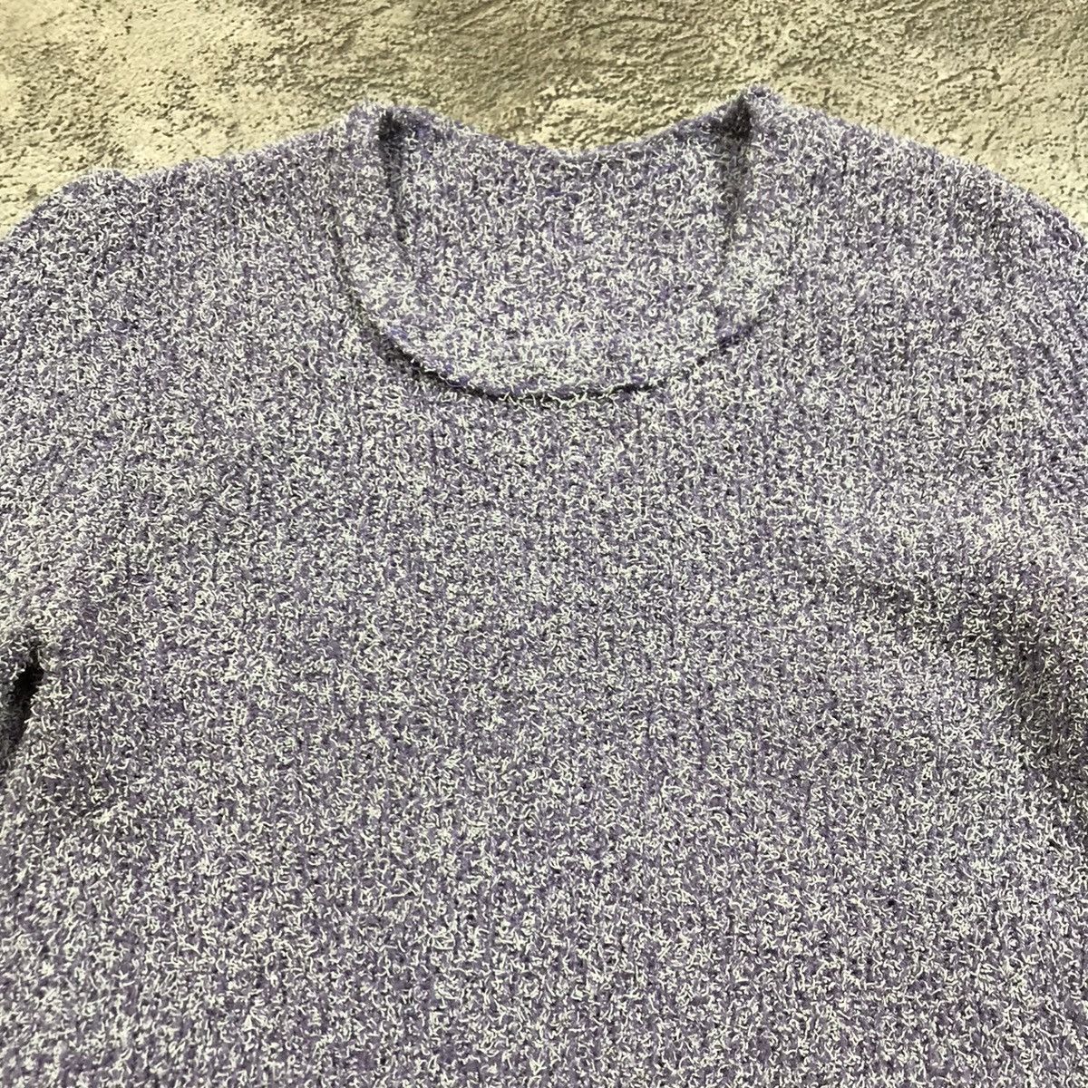 Vintage Vintage 90s Mohair Knit Sweater Oversized Grunge Y2K Faded M Size M / US 6-8 / IT 42-44 - 3 Thumbnail