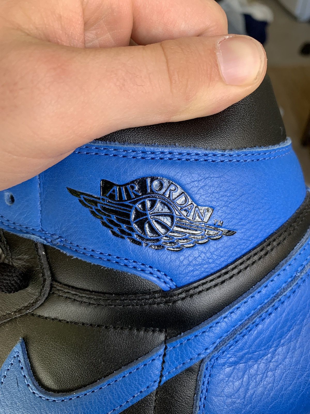 Jordan Brand × Nike Jordan 1 Royal (2017) Size US 12 / EU 45 - 10 Thumbnail