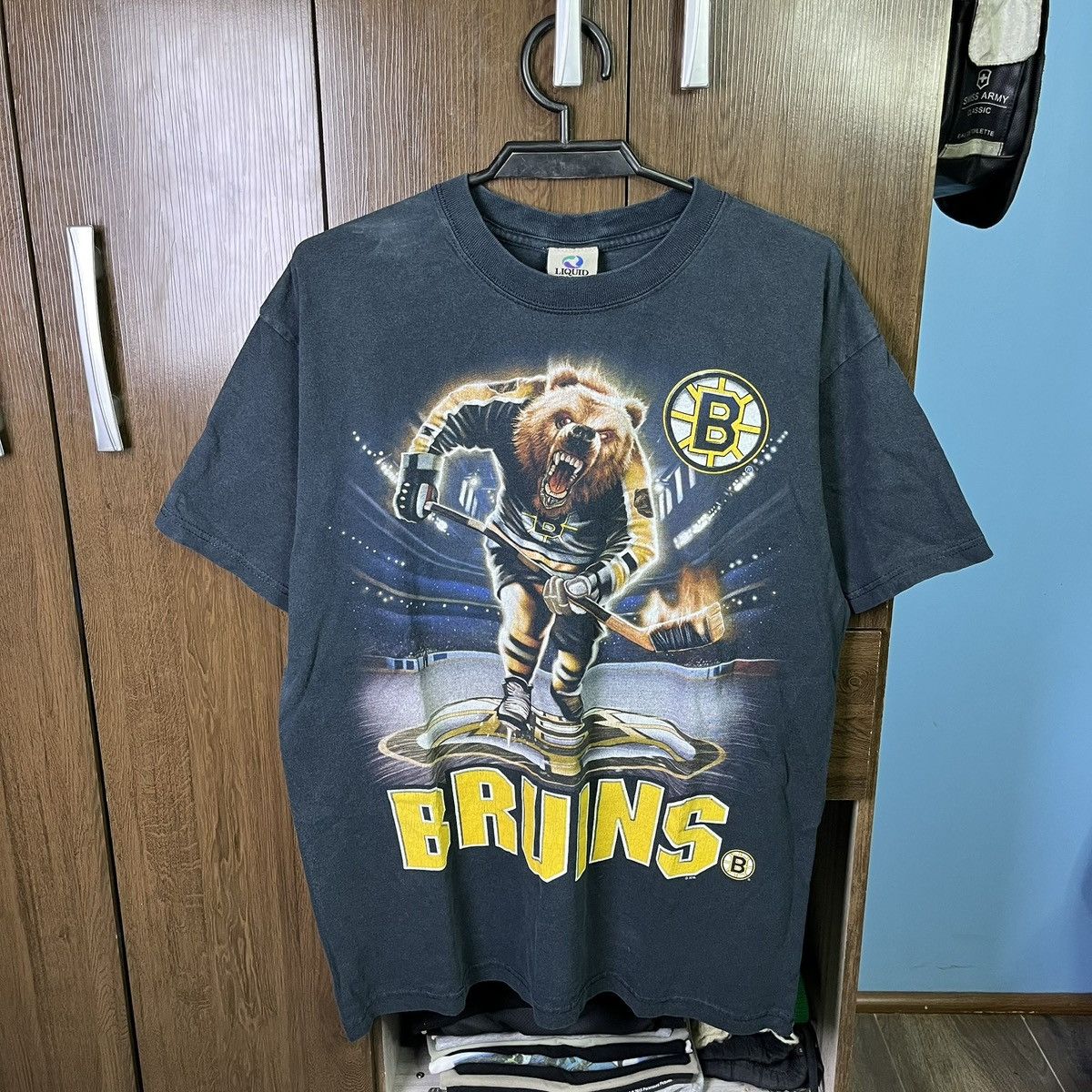 Other nhl bruins vintage tee liquid blue tag Size US L / EU 52-54 / 3 - 1 Thumbnail