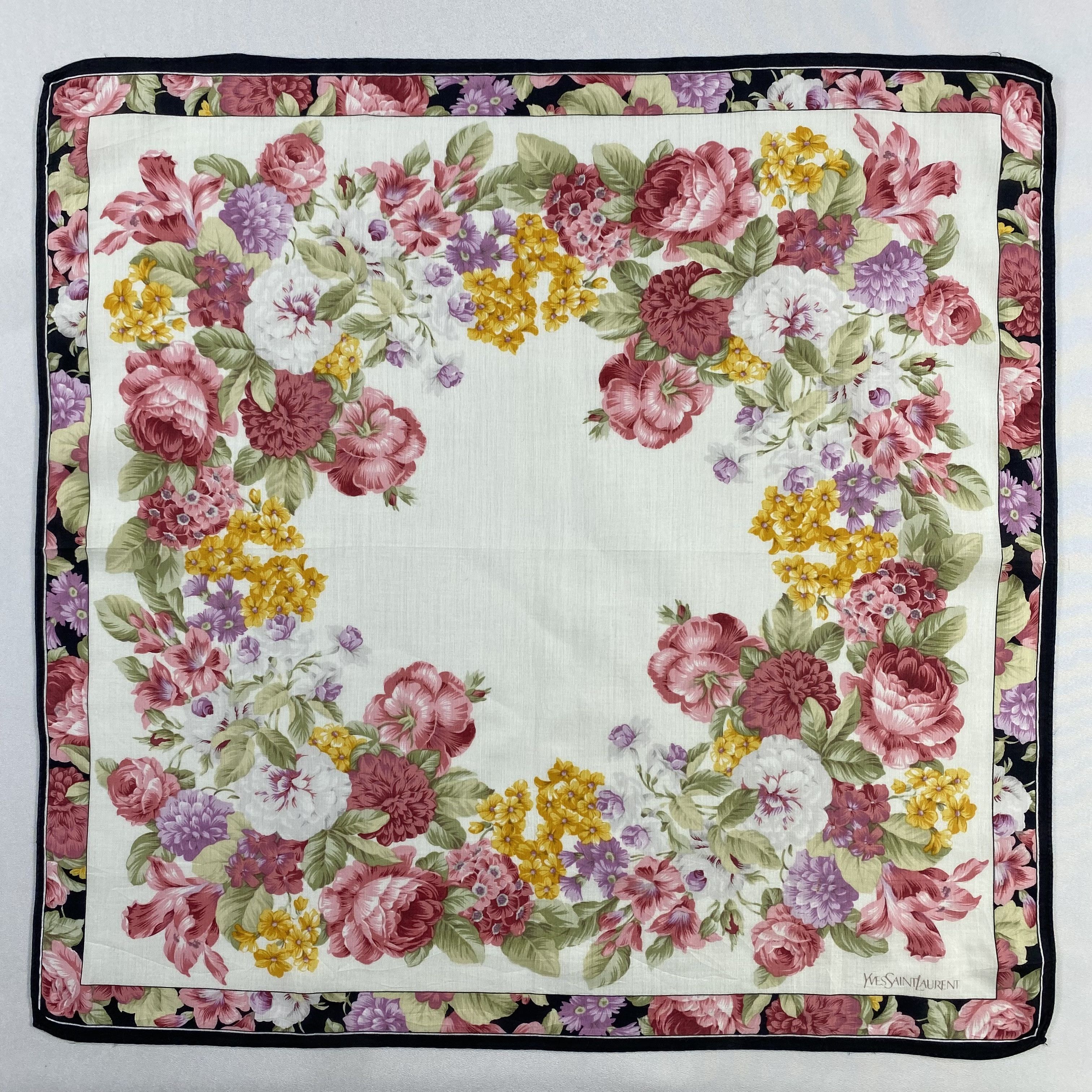 Vintage Yves Saint Laurent Handkerchief / Neckerchief-P1431 Size ONE SIZE - 1 Thumbnail