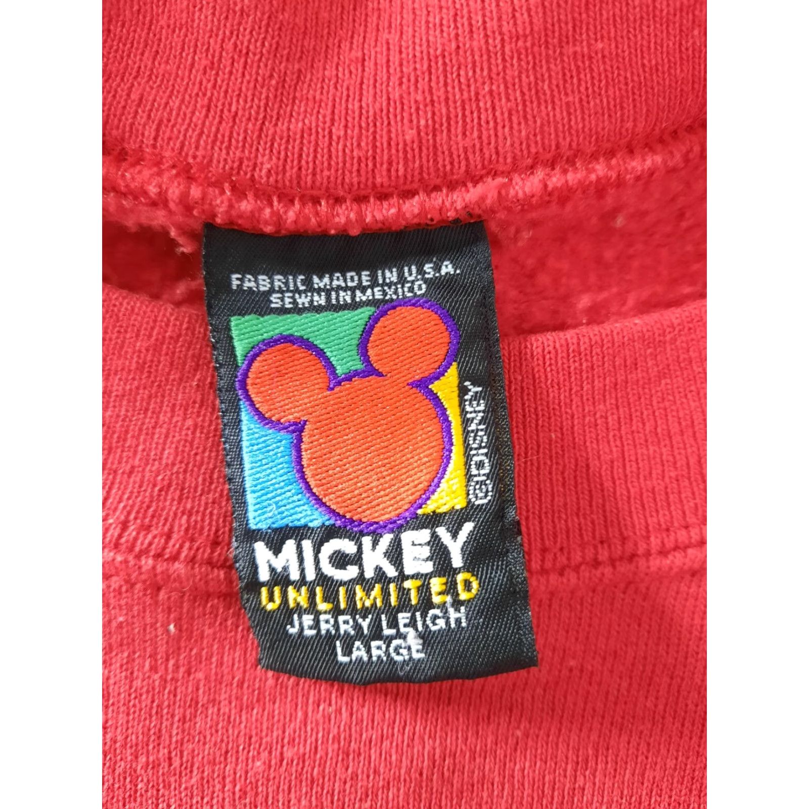 Mickey Unlimited VINTAGE Mickey Unlimited Disney Red Crewneck Sweatshirt Womens Large Size L / US 10 / IT 46 - 2 Thumbnail