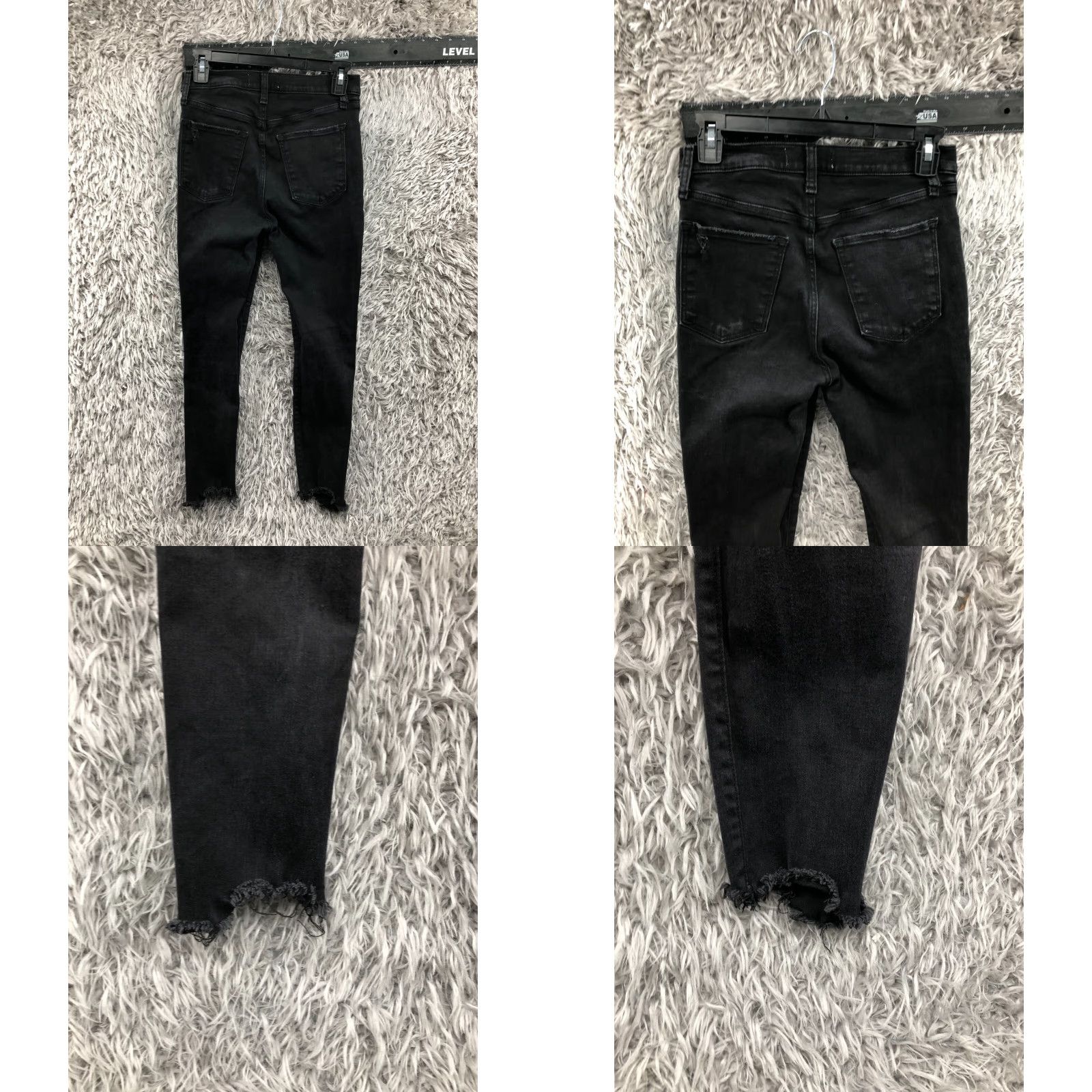 Abercrombie & Fitch Abercrombie Fitch Jeans Short Womens Black Size 4 Skinny Ankle Size 27" / US 4 / IT 40 - 8 Thumbnail