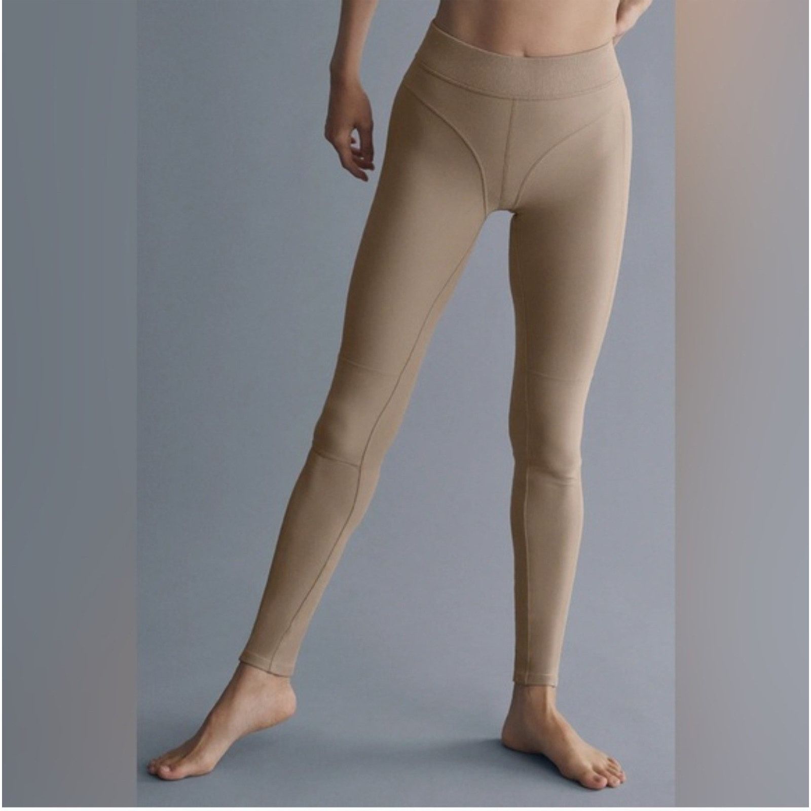 Alo Alo Yoga Washed Alosoft High-Waist Sunday Leggings Cool S Size 25" / US 0 / IT 36 - 4 Thumbnail
