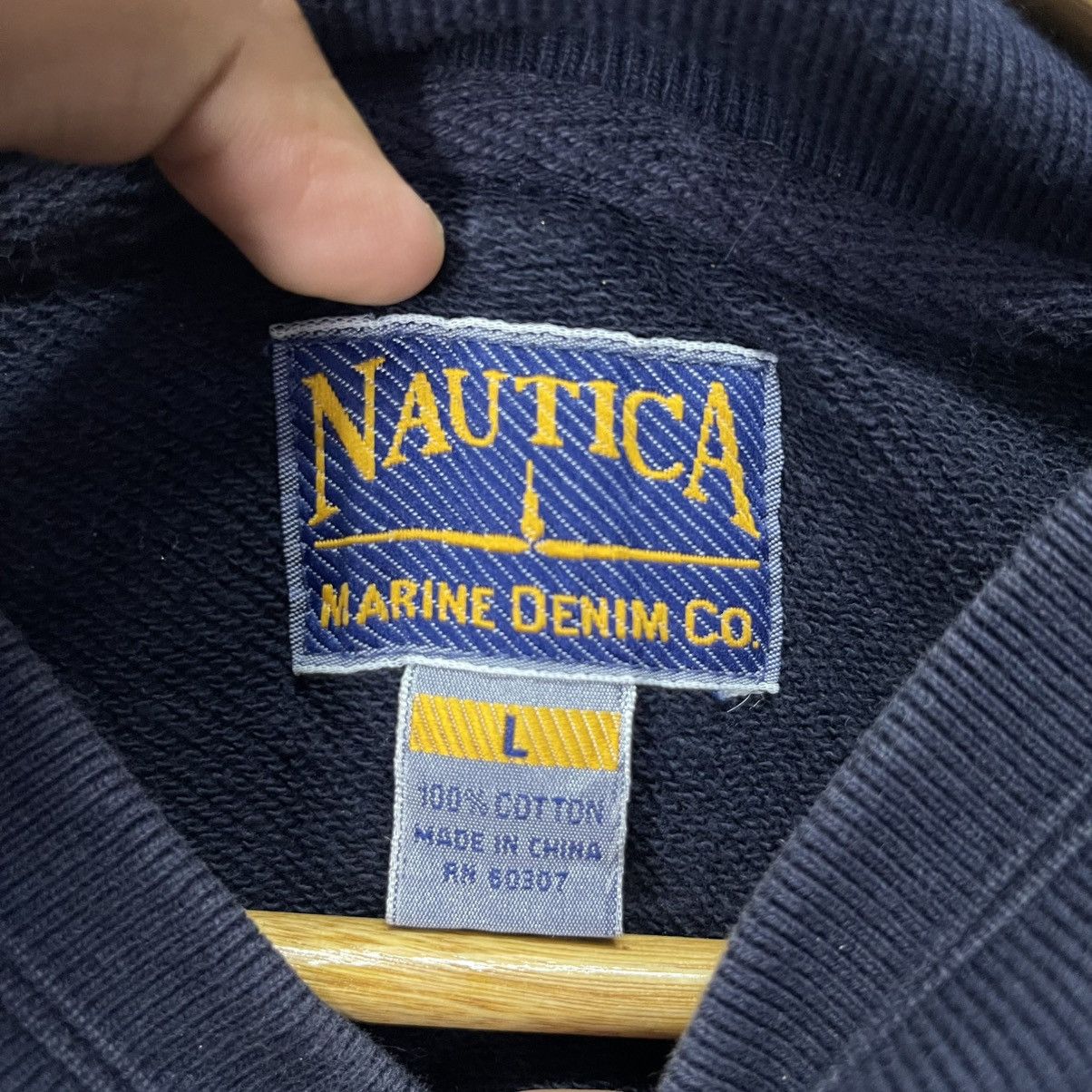 Nautica Vintage Nautica Marine Denim Company Crewneck Sweatshirt Size US L / EU 52-54 / 3 - 7 Thumbnail
