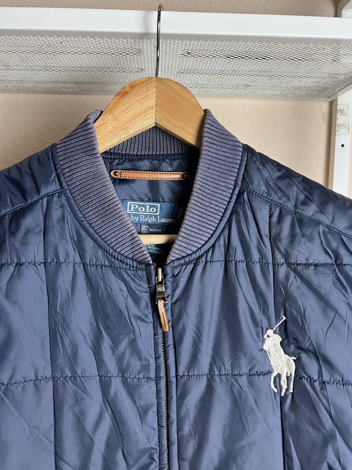 Polo Ralph Lauren × Vintage Vintage Polo Ralph Lauren Vest Nylon Size 42R - 2 Thumbnail