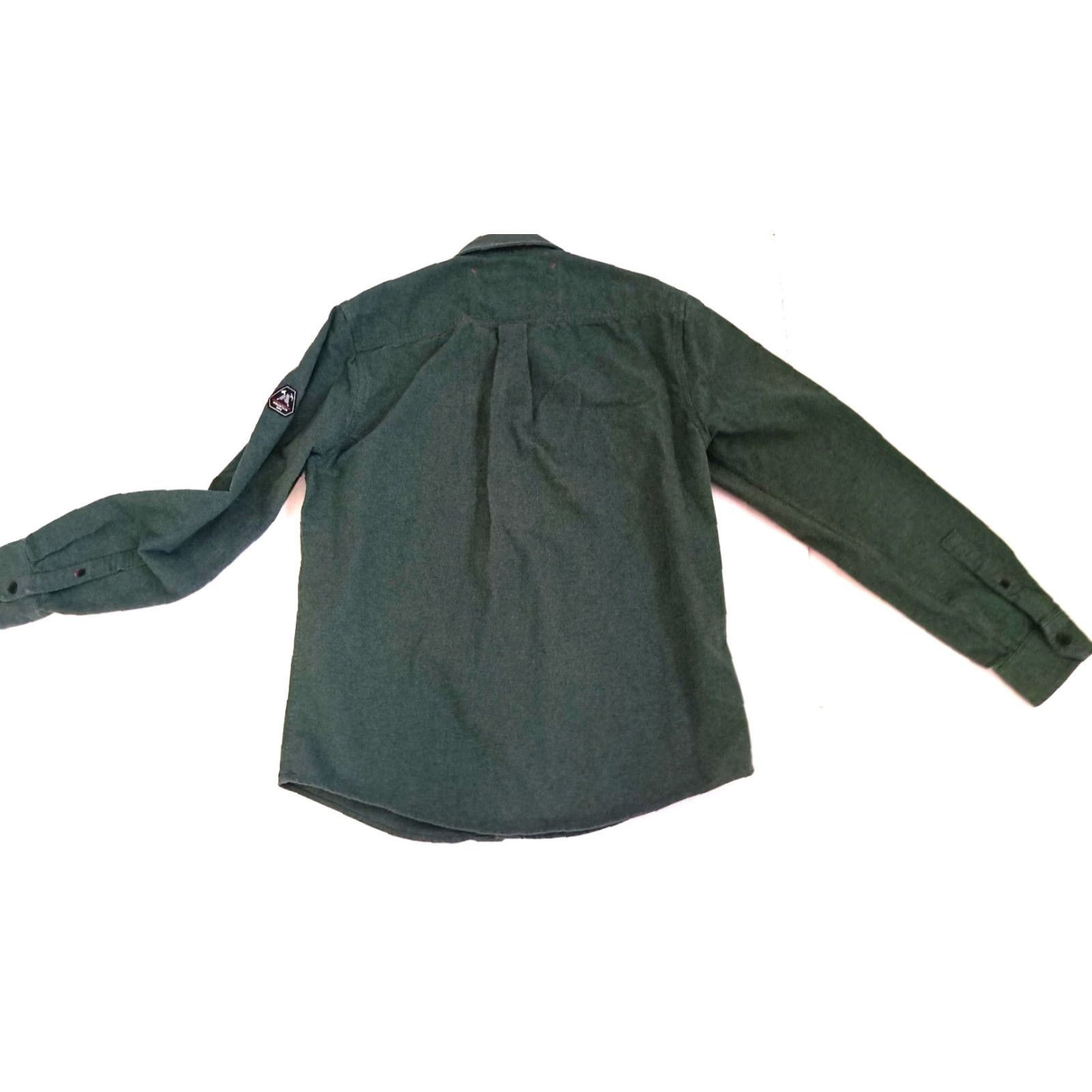 Eddie Bauer VINTAGE Eddie Bauer Button-Up Shirt Mountain OPS Greem Cotton Chamois Medium Green Long Sleeve Solid Casual Men's Women Unisex Adults Pocketed Size US M / EU 48-50 / 2 - 5 Thumbnail