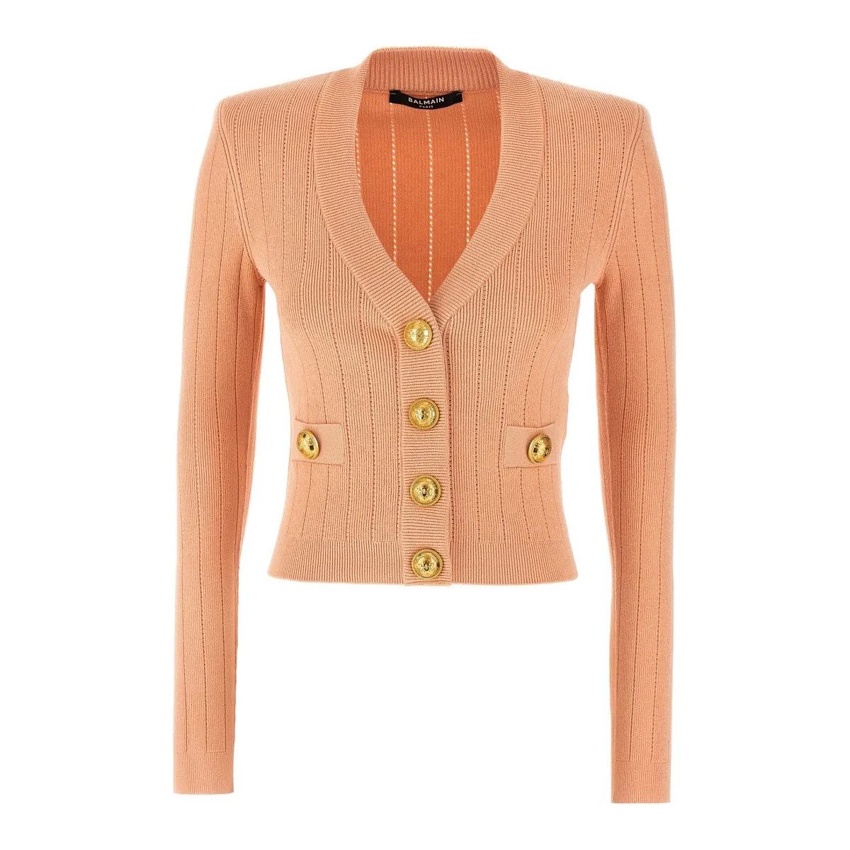 o1srvl11e1125 Cardigan in Peach Pink