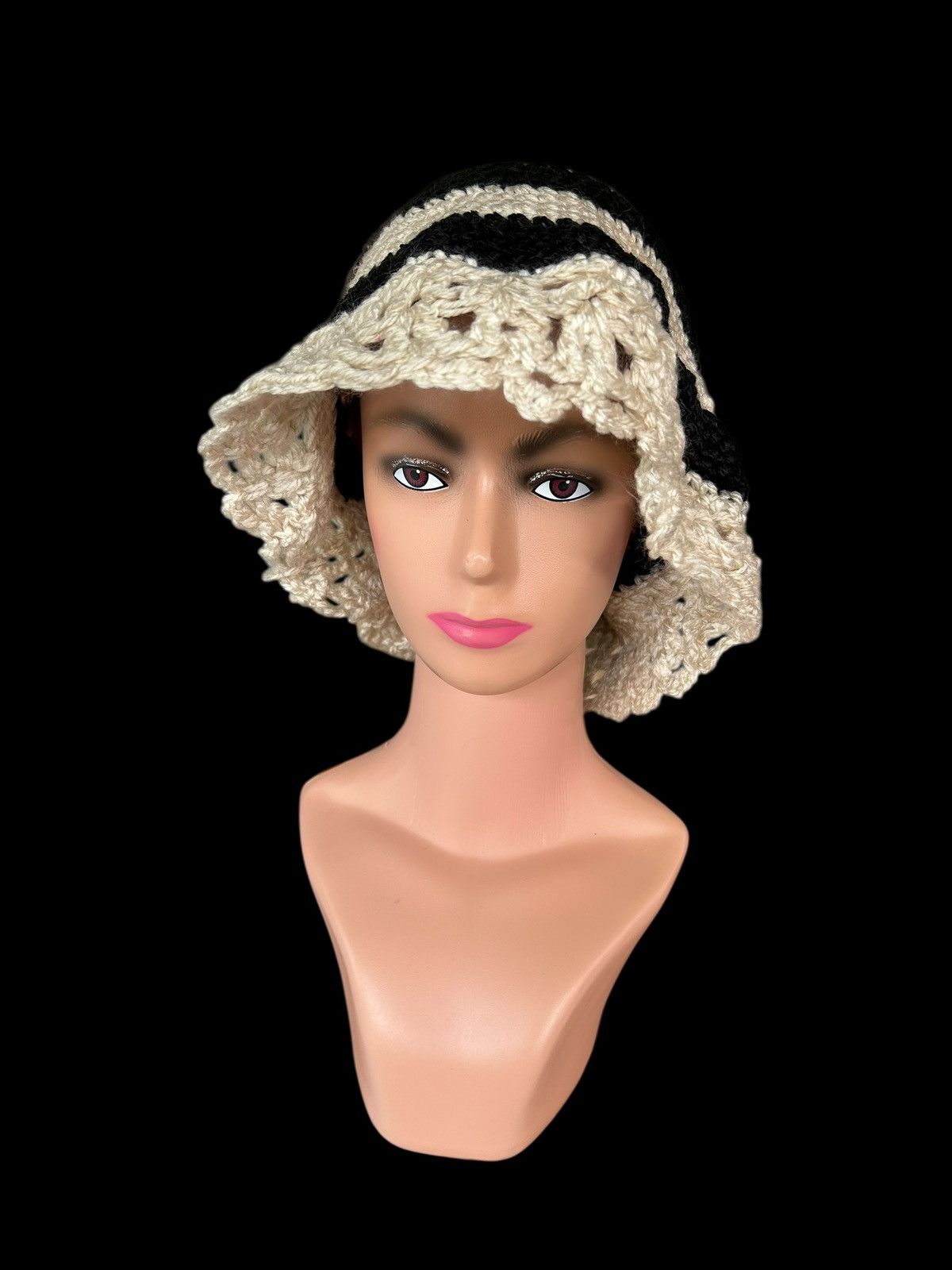 Japanese Brand × Kapital × Vintage Crochet Knitted Handmade Bucket Hats Size ONE SIZE - 5 Thumbnail