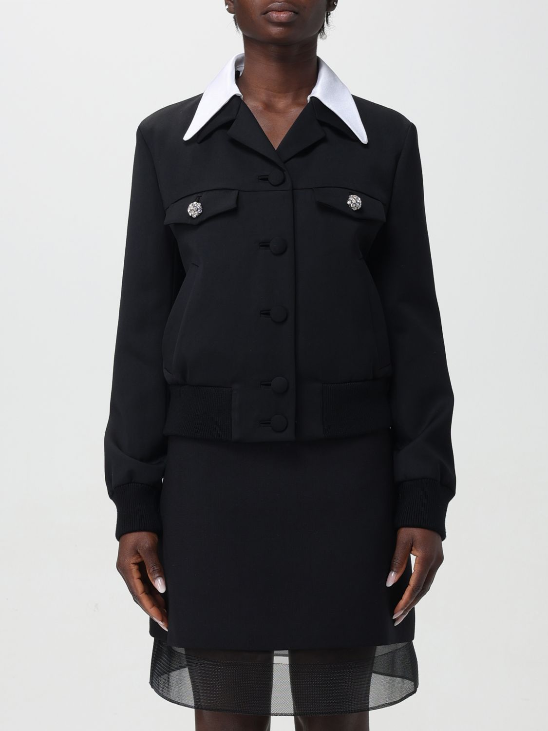 image of Prada Blazer Woman Black, Women's (Size Small)