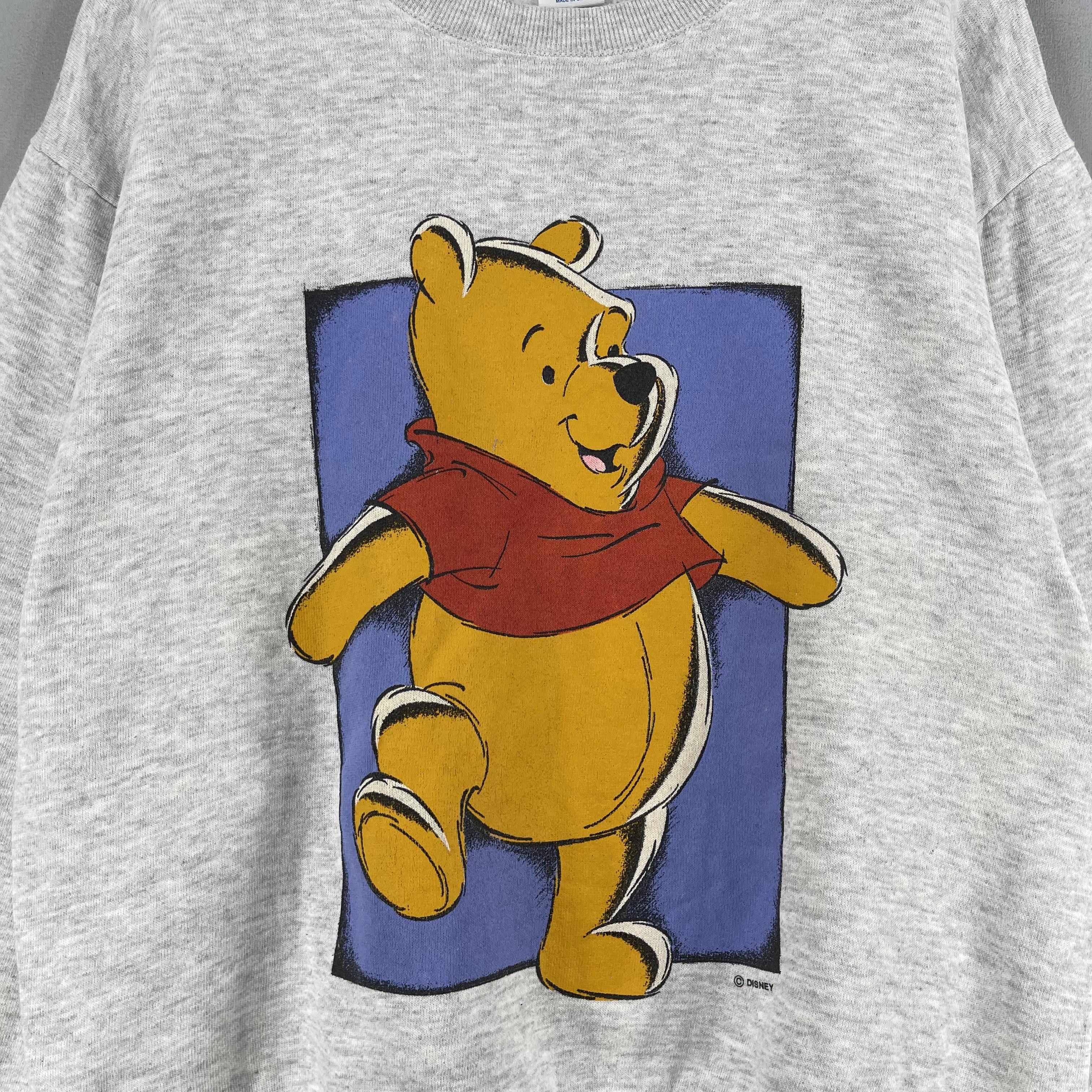 Cartoon Network × Disney × Vintage Vintage WINNIE THE POOH Cartoon Printed Sweatshirt Size US M / EU 48-50 / 2 - 2 Thumbnail