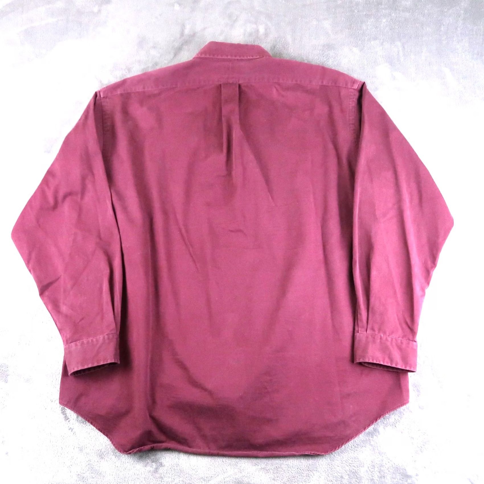 Polo Ralph Lauren VINTAGE Polo Ralph Lauren Blake Shirt Mens 2XL XXL Burgundy Button Down Logo Size US XXL / EU 58 / 5 - 2 Thumbnail