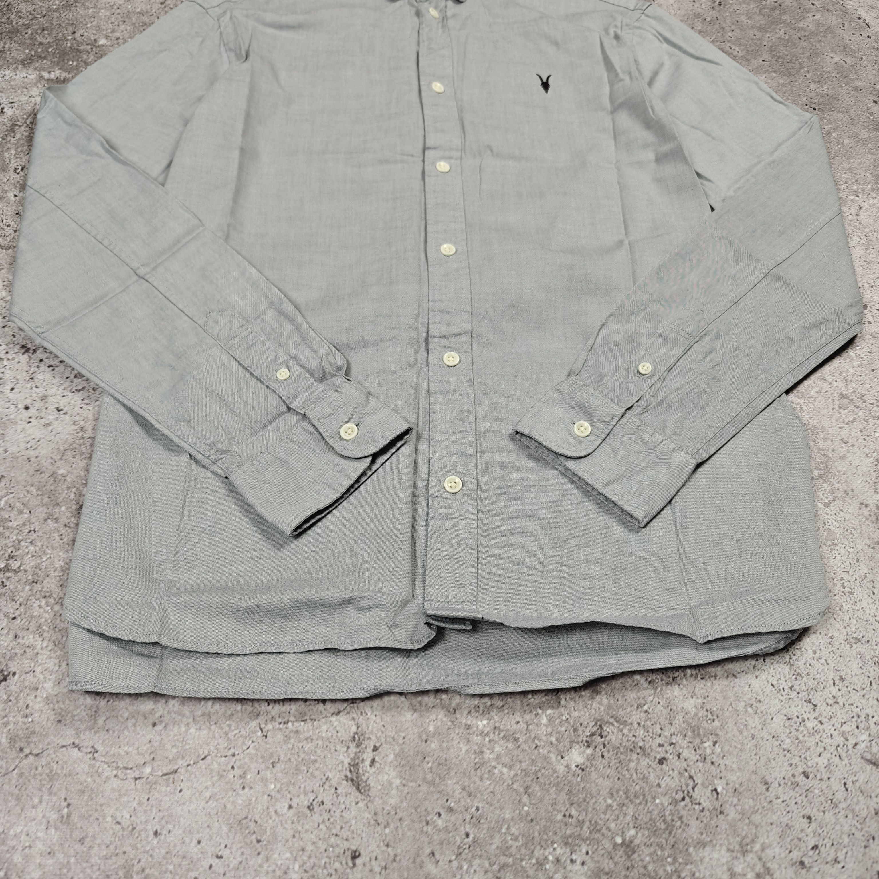 Allsaints Allsaints Redondo LS Shirt Gray size M Size US M / EU 48-50 / 2 - 2 Thumbnail