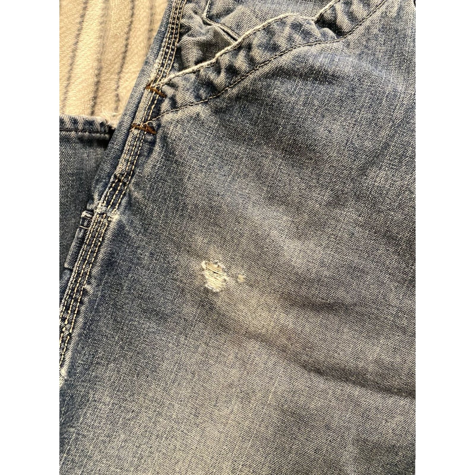Polo Ralph Lauren VINTAGE Polo Ralph Lauren Jeans Co Baggy Carpenter Jeans Skate Grunge Mens 38x31 90s Hip Hop Denim Blue Urban Wide-Leg Size US M / EU 48-50 / 2 - 6 Thumbnail