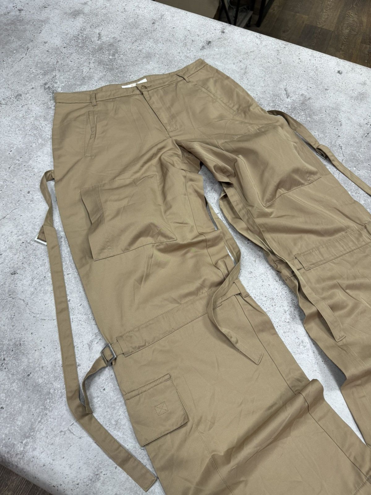 20471120 Vintage Japanese Bandage Cargo Junya Watanabe Stye Pants Size US 32 / EU 48 - 5 Thumbnail