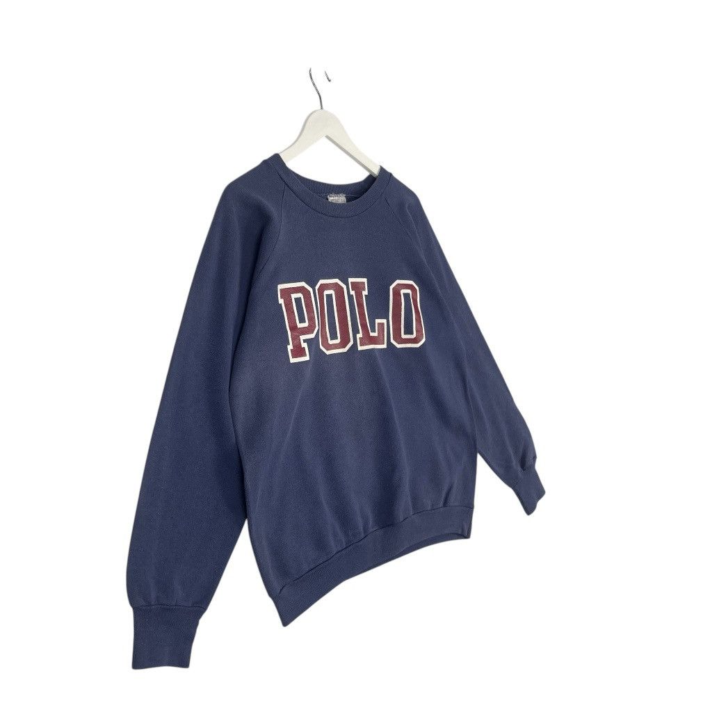 Designer × Vintage vintage Hoodie/sweater polo Ralph Lauren big spell out Size US M / EU 48-50 / 2 - 3 Thumbnail