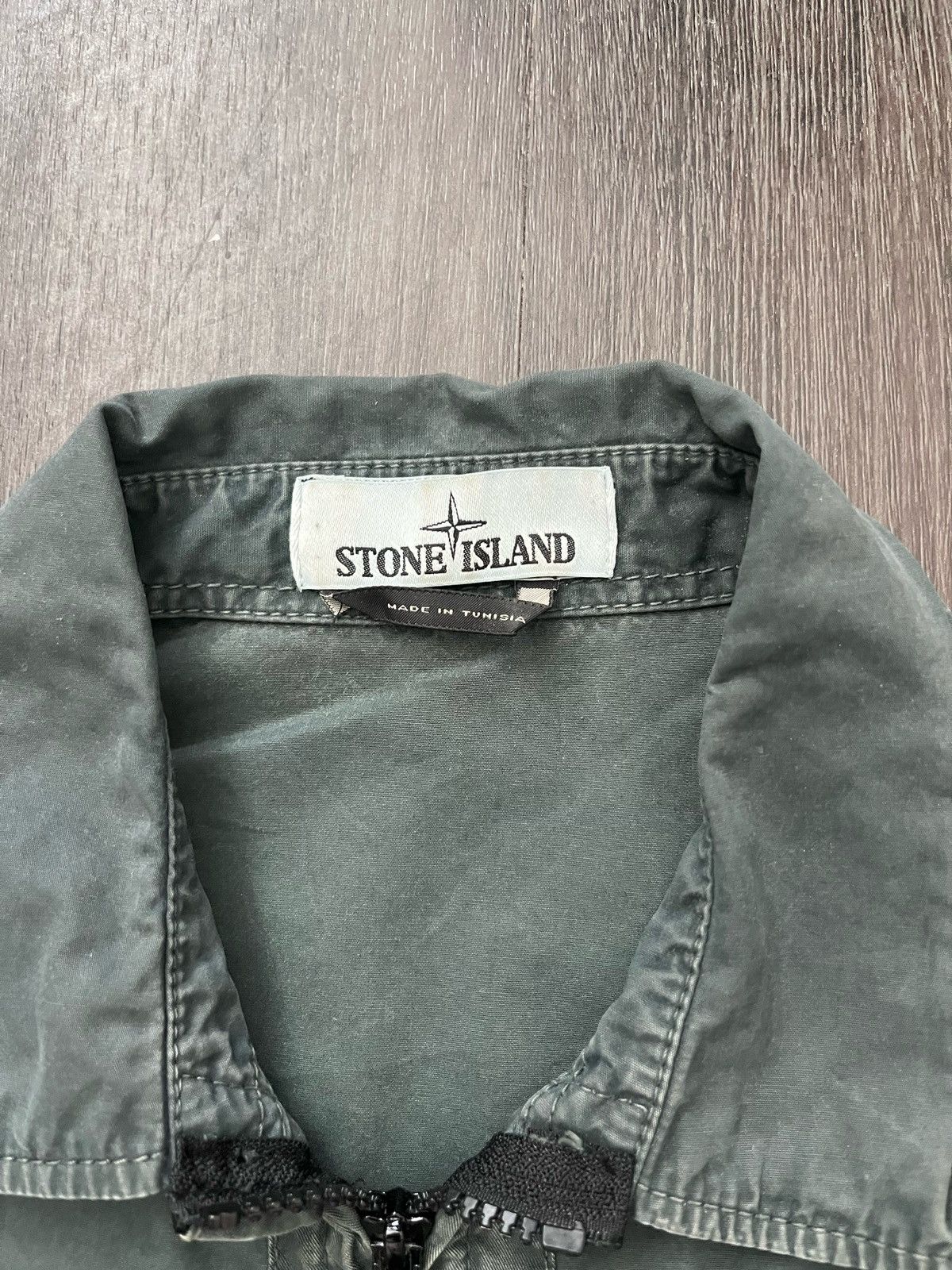 Stone Island × Vintage Stone Island Garment Dyed Shirt Jacket Size US M / EU 48-50 / 2 - 2 Thumbnail