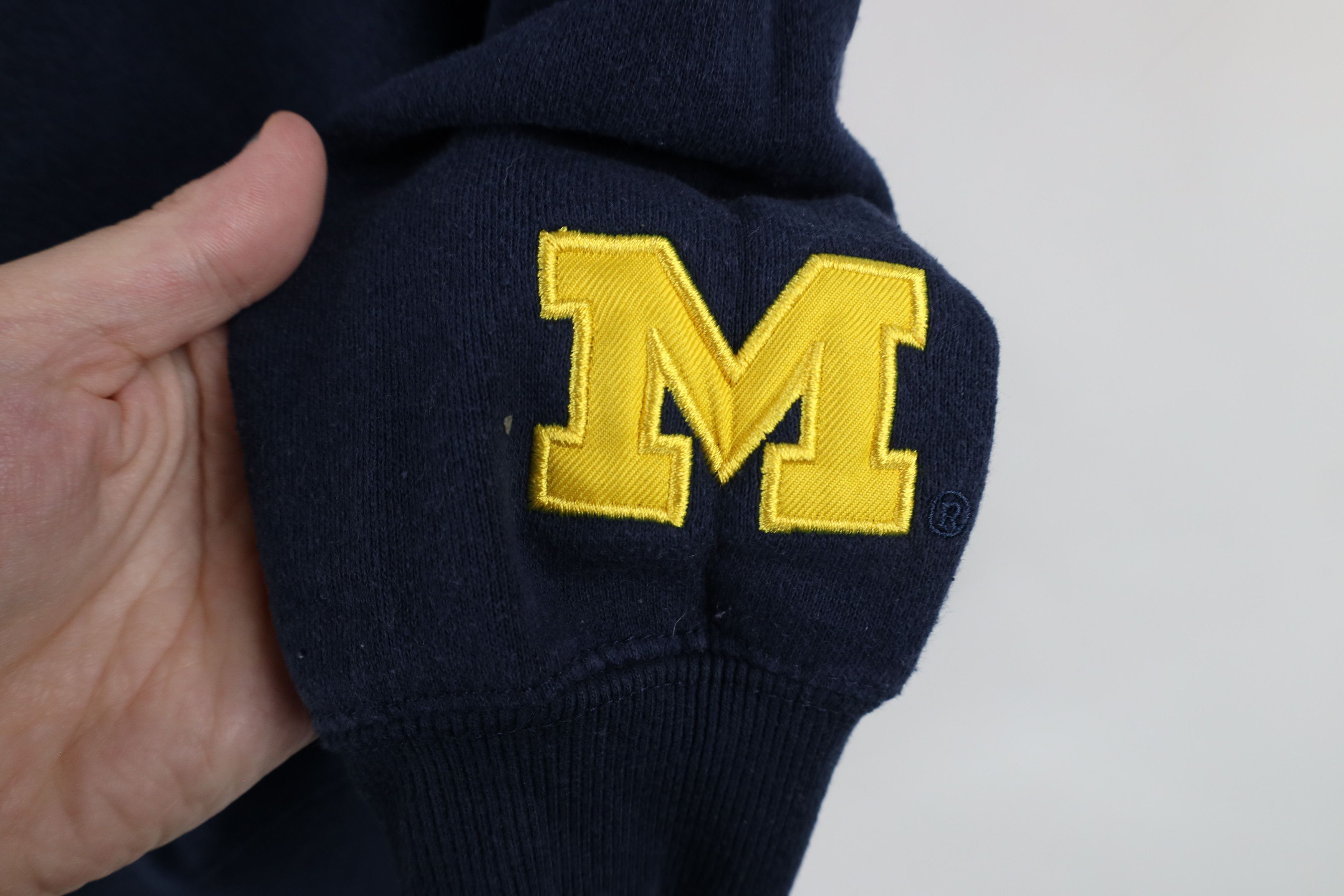 Vintage Vintage 90s University of Michigan Crewneck Sweatshirt Size S / US 4 / IT 40 - 4 Thumbnail
